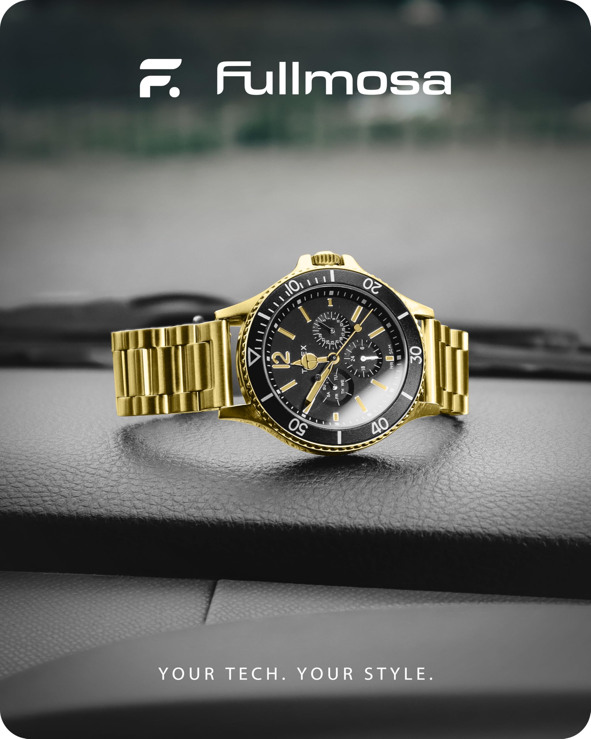 Fullmosa 18Mm Stainless Steel Watch Band, Quick Release Watch Strap Compatible With Garmin Vivoactive 4S/Vivomove 3S/Active S/Ve