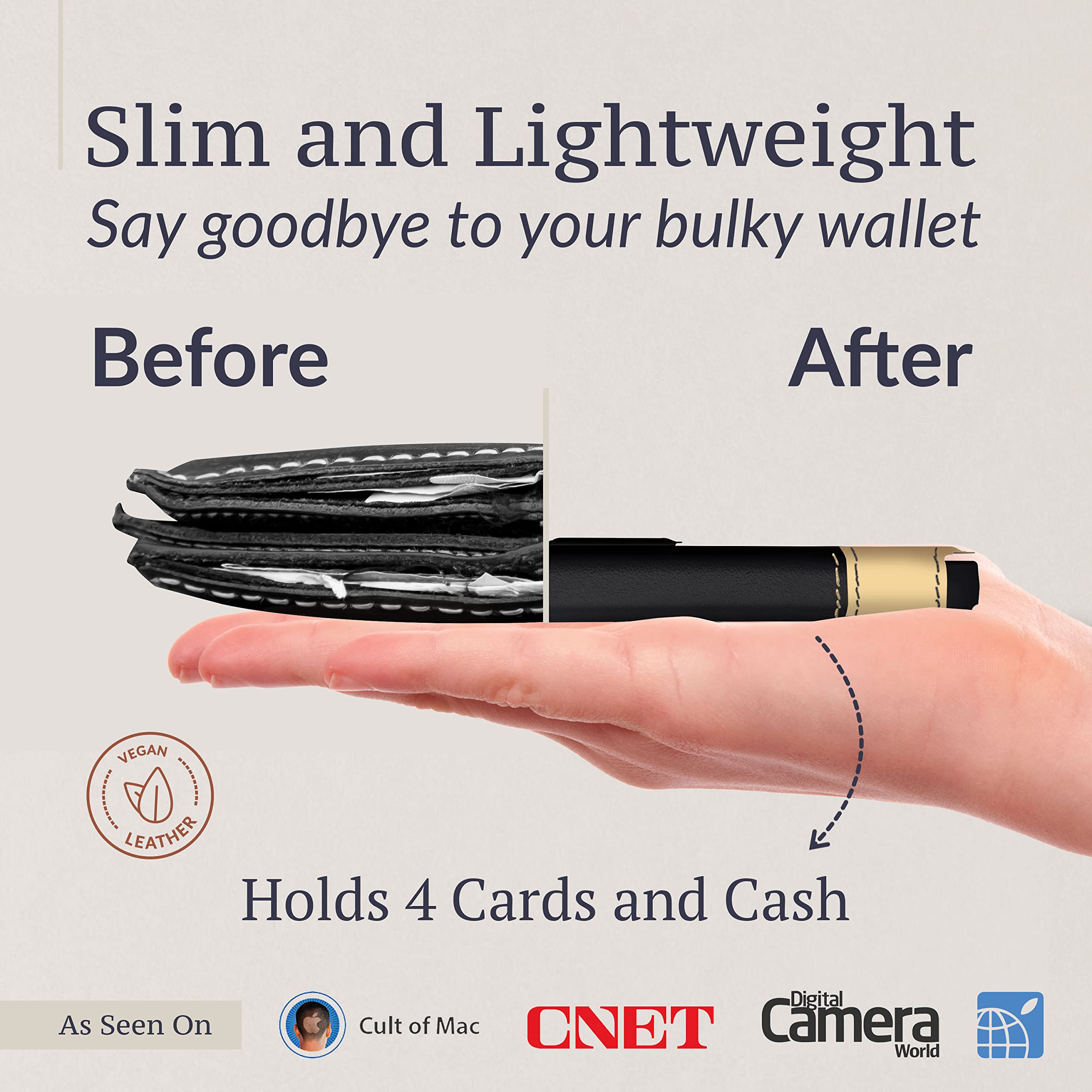 Compatible For Iphone 15 Pro Max Wallet Case For Women And Men, Case With Card Holder [Slim & Protective] For Apple 15 Pro Max (