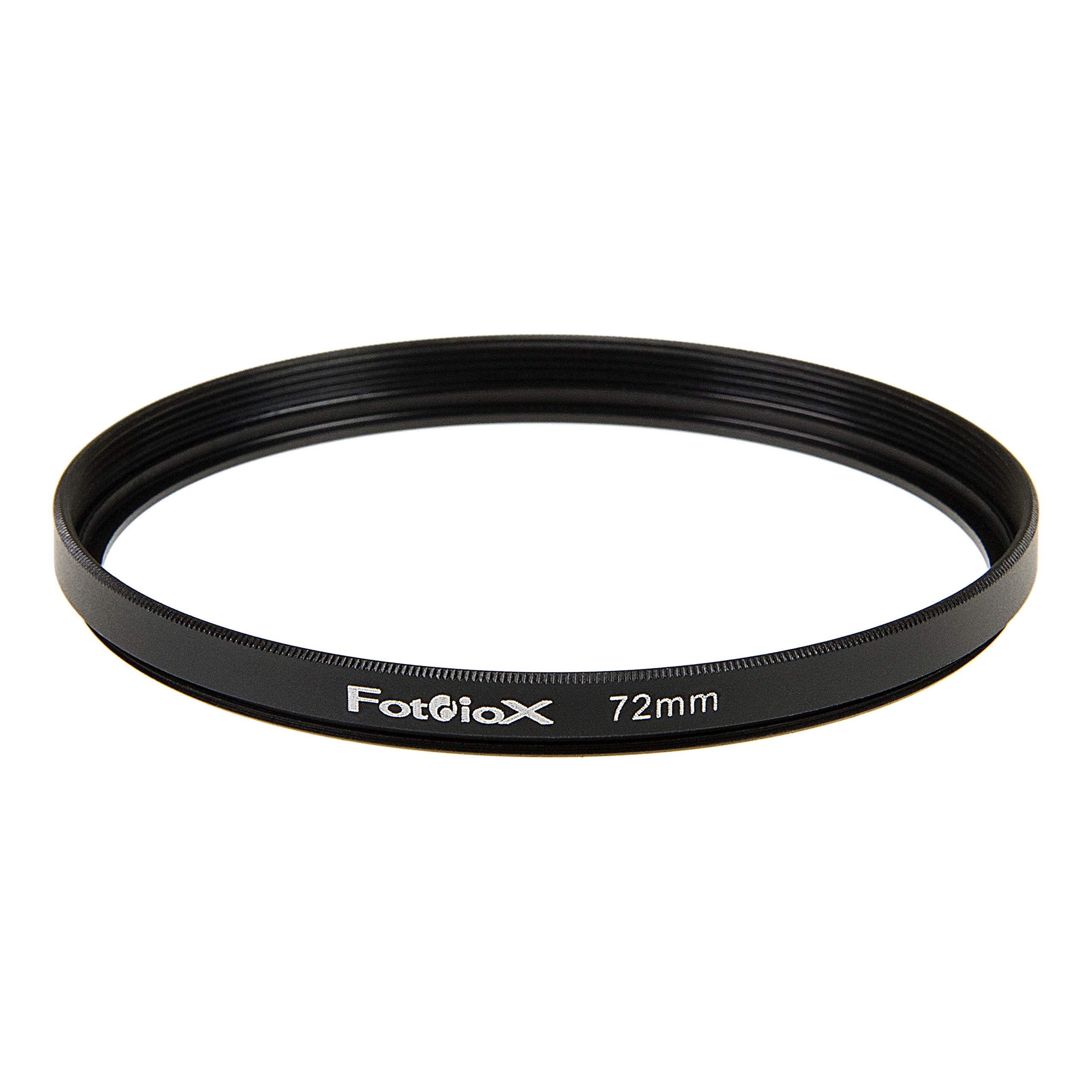 Fotodiox Metal Spacing Ring, Anodized Black 72-72mm