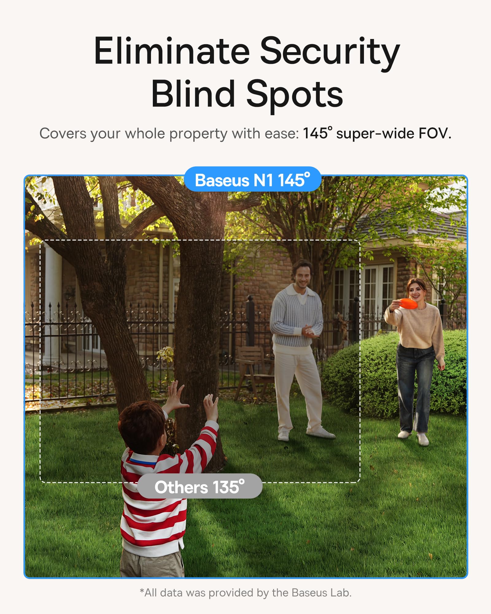 Baseus Wireless Cameras For Home Security, N1 2 Cam Kit With True 2K Clarity, No Monthly Fee, 16Tb Expandable Local Storage, 210 Day Battery Life, Spotlight & Alarm, Works With Alexa And Google Home