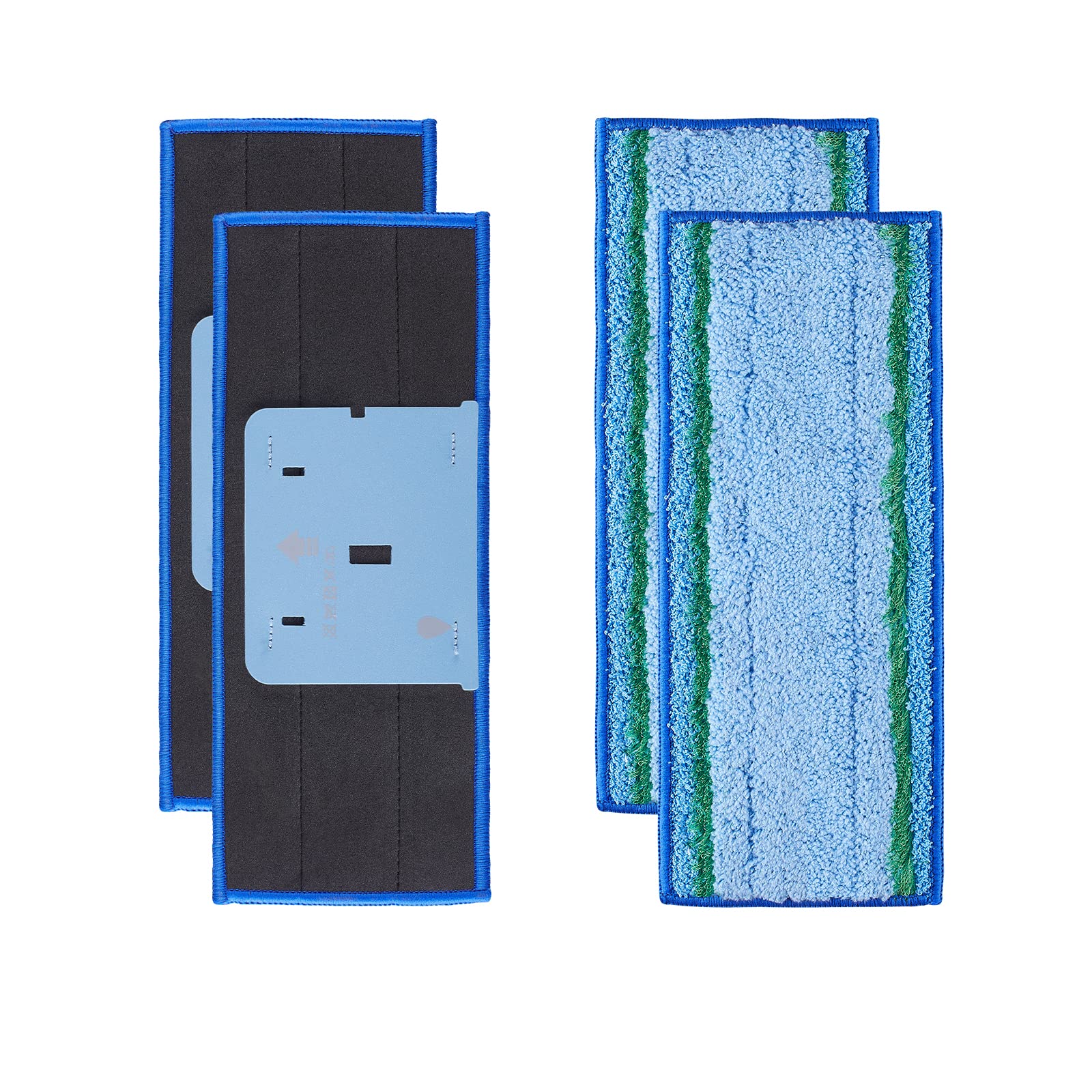 Andongo 4 Pack Mop Pad For Irobot Braava Jet M6 Ultimate Robot Mop, Upgraded M6 Wet Mopping Pad, Washable Microfiber Replacement
