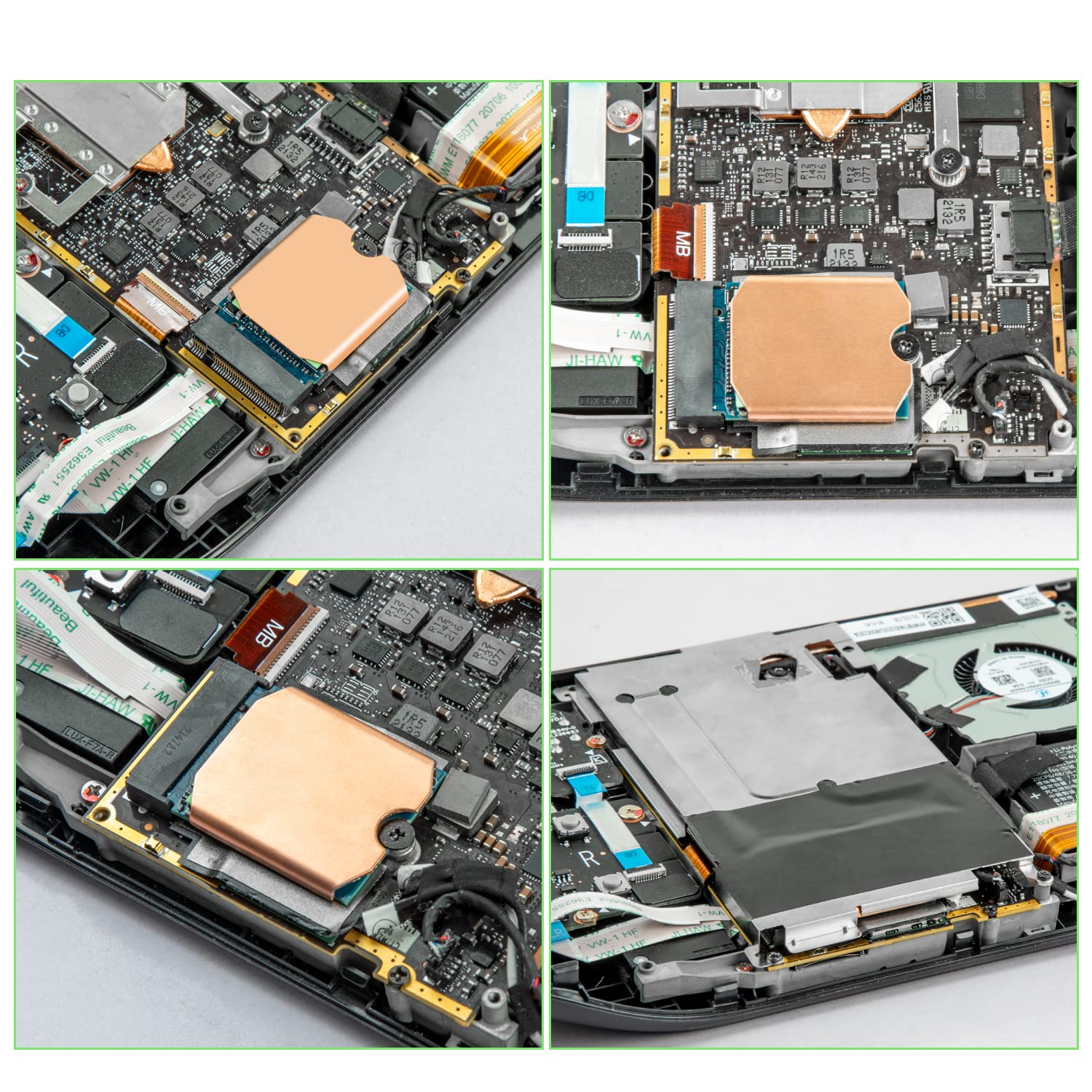 Steam Deck Ssd Heatsink Thermal Pad: M.2 2230 Nvme Ssd Copper Heat Sink Cooling Thermal Pastes Back Cover Opening Tools Back Scr