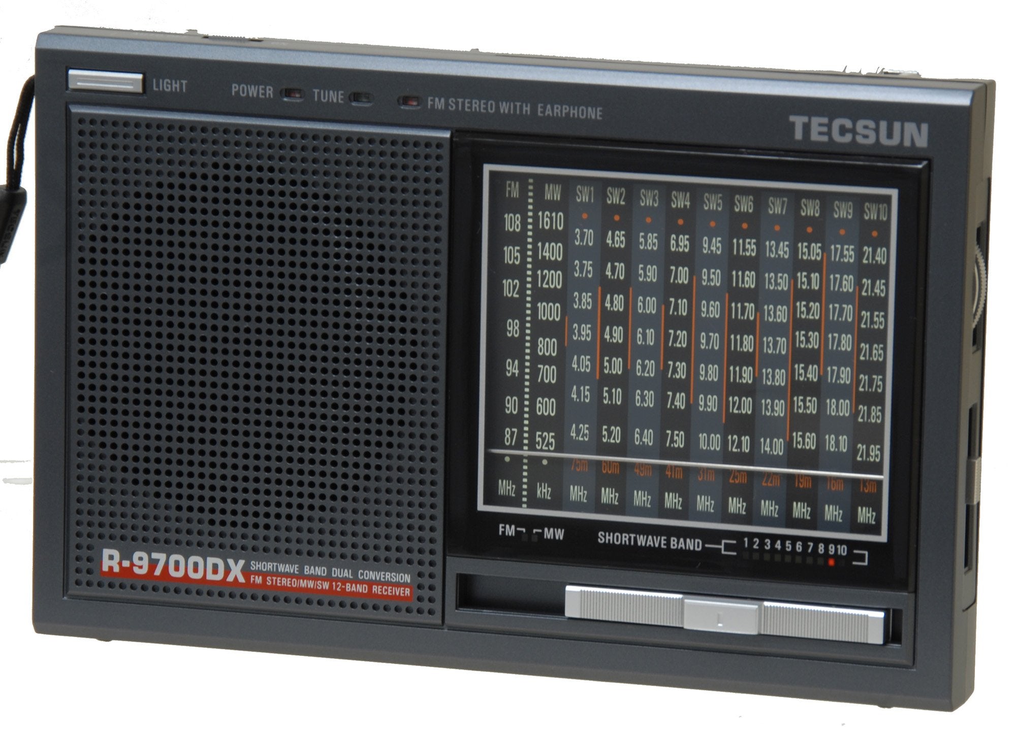 Tecsun R9700Dx 12 Band Dual Conversion Am/Fm Shortwave Radio