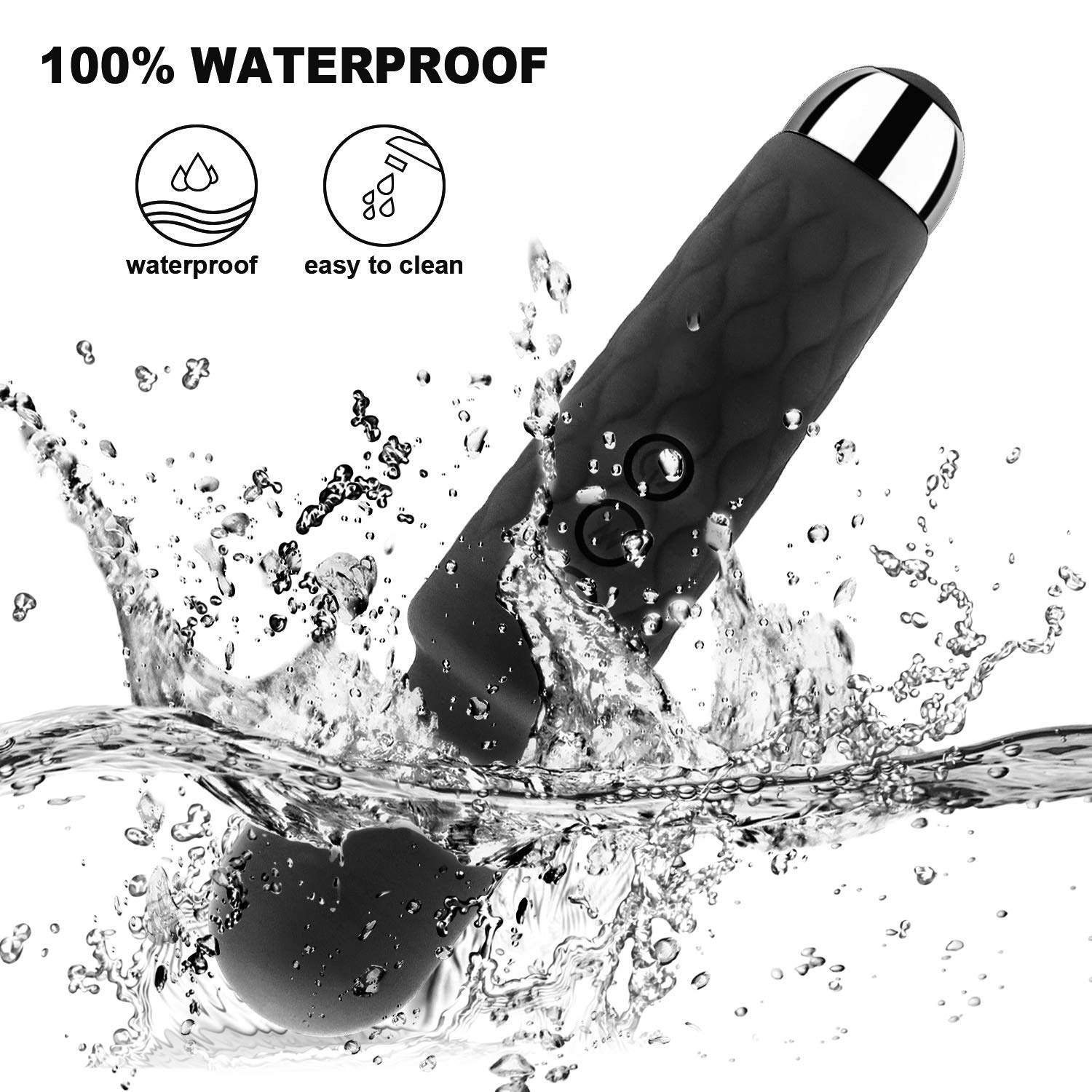 Cordless Wand Massger, Bolly Powerful Personal Massagers For Women With Multi Speeds For Therapeutic Muscle Aches And Sports Rec