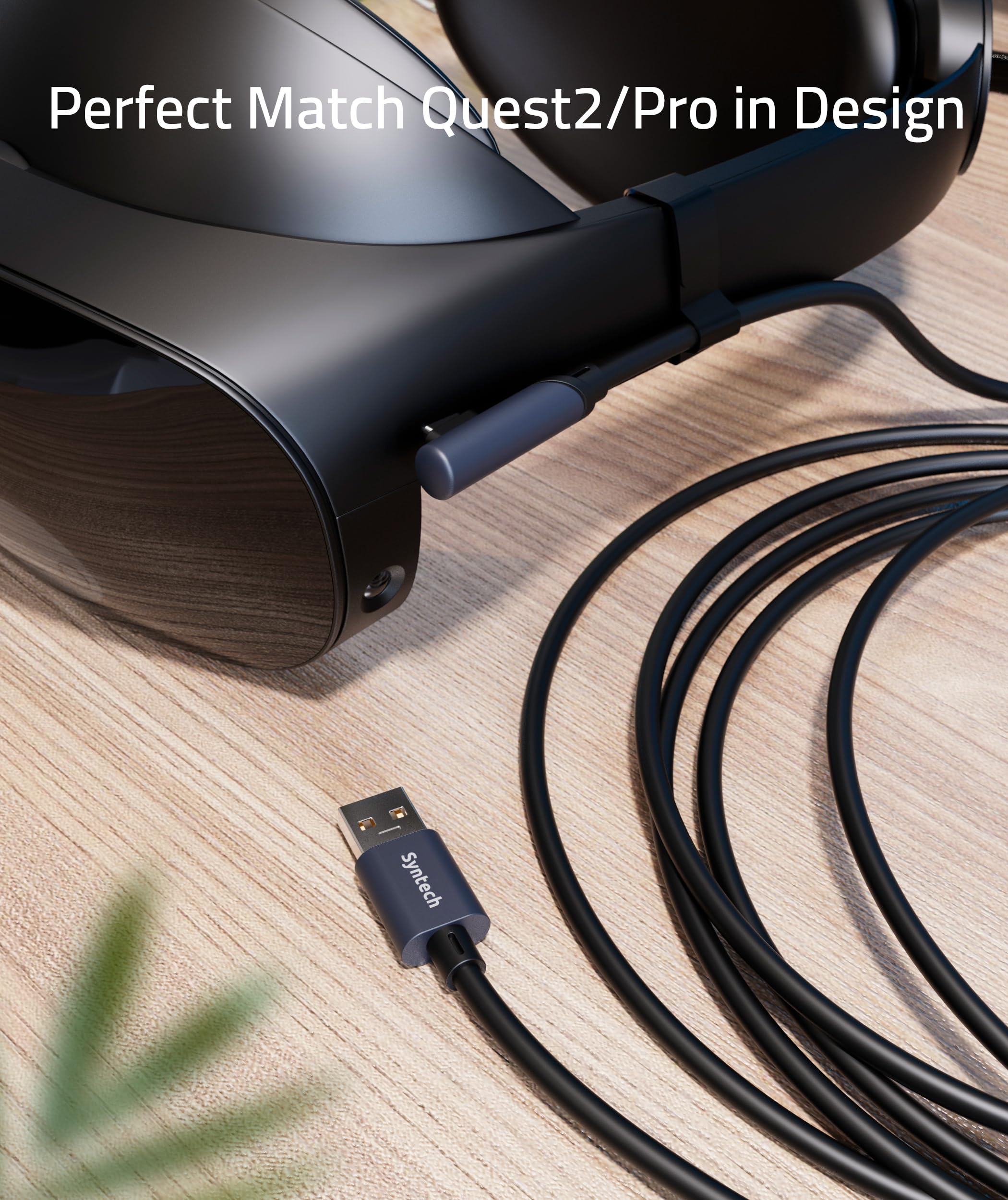 Syntech Link Cable 20 Ft Compatible With Meta/Oculus Quest 3, Quest2/Pro/Pico4 Accessories And Pc/Steamvr, High Speed Pc Data Tr