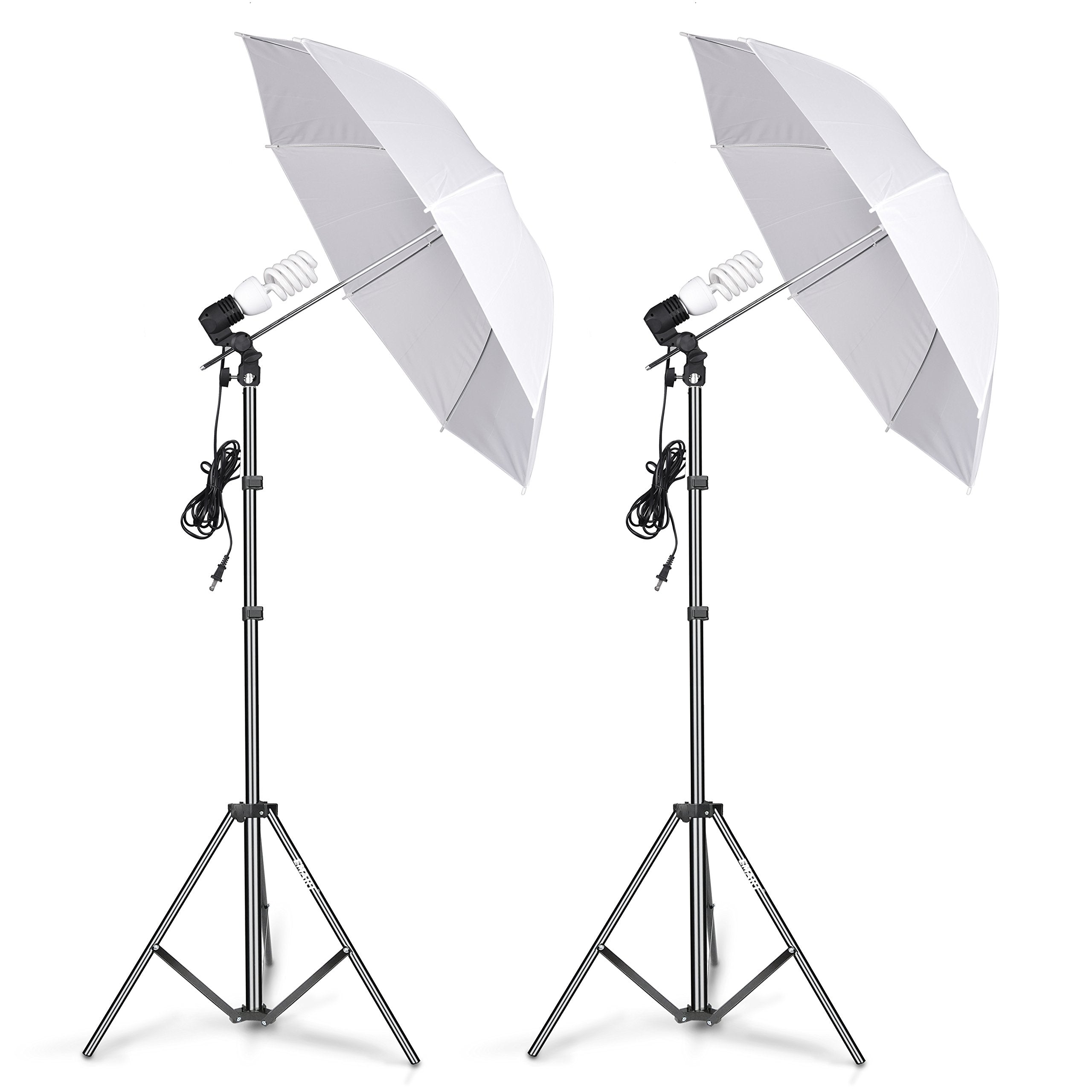 Emart Photography Umbrella Lighting Kit, 400W 5500K Photo Portrait Continuous Reflector Lights For Camera Video Studio Shooting