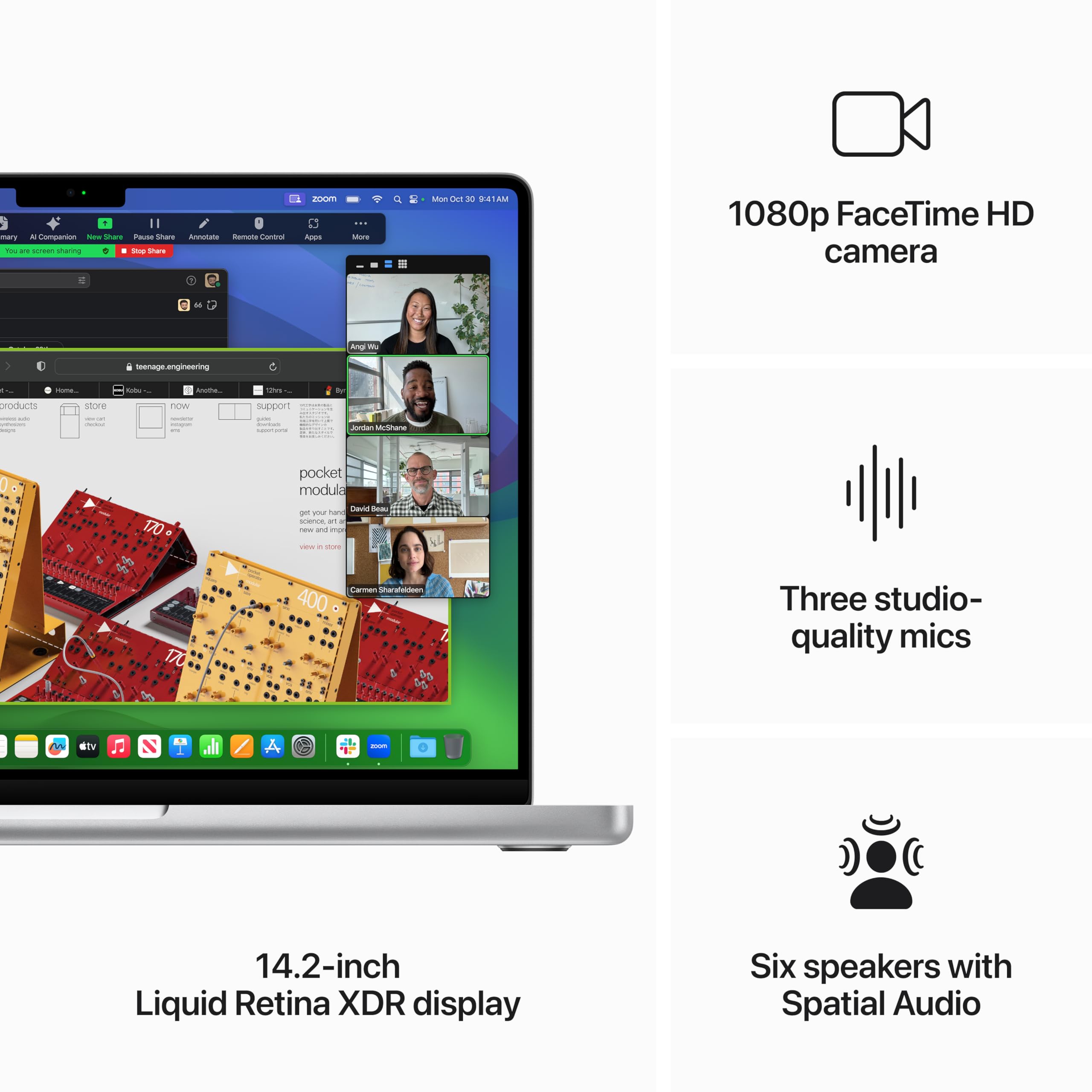 Apple 2023 Macbook Pro Laptop M3 Chip With 8 Core Cpu, 10 Core Gpu: Built For Apple Intelligence, 14.2 Inch Liquid Retina Xdr Di