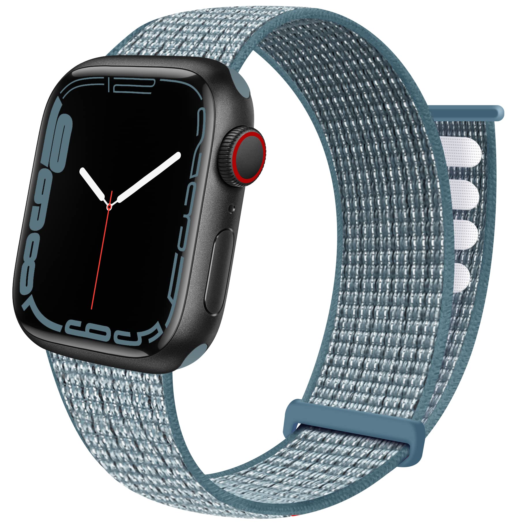 Sport Loop Band Compatible With Apple Watch Band 38Mm 40Mm 42Mm 44Mm Iwatch Series 6 5 Se 4 3 2 1 Strap, Nylon Women Men Stretch