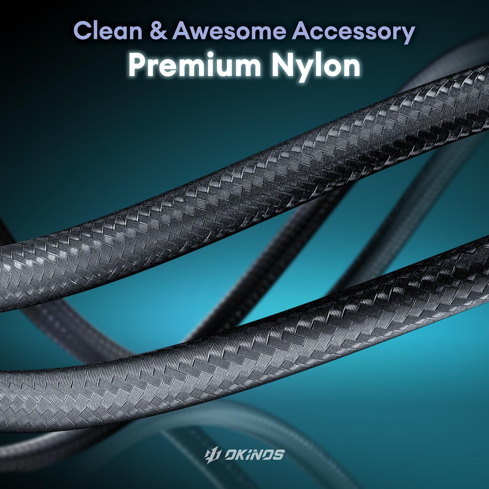 Okinos Psu Cables, Cable Extension Pc, 16 Awg 24Pin Atx / 4+4Pin Eps / 8Pin Pci E / 6Pin Pci E Psu Extension Cable Kit, 30Cm Len