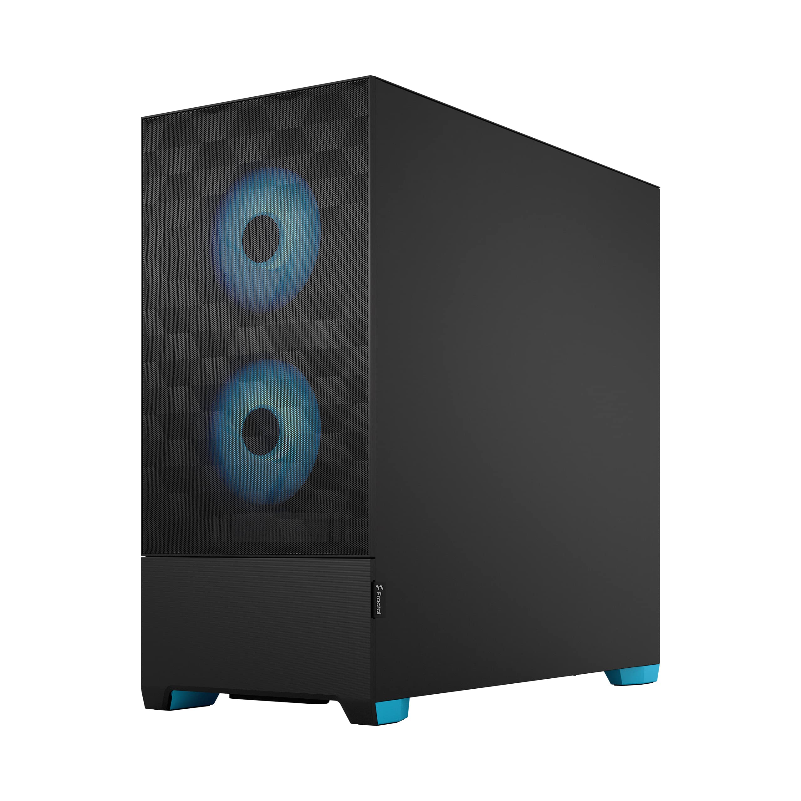 Fractal Design Pop Air Rgb Cyan Core Tempered Glass Clear Tint