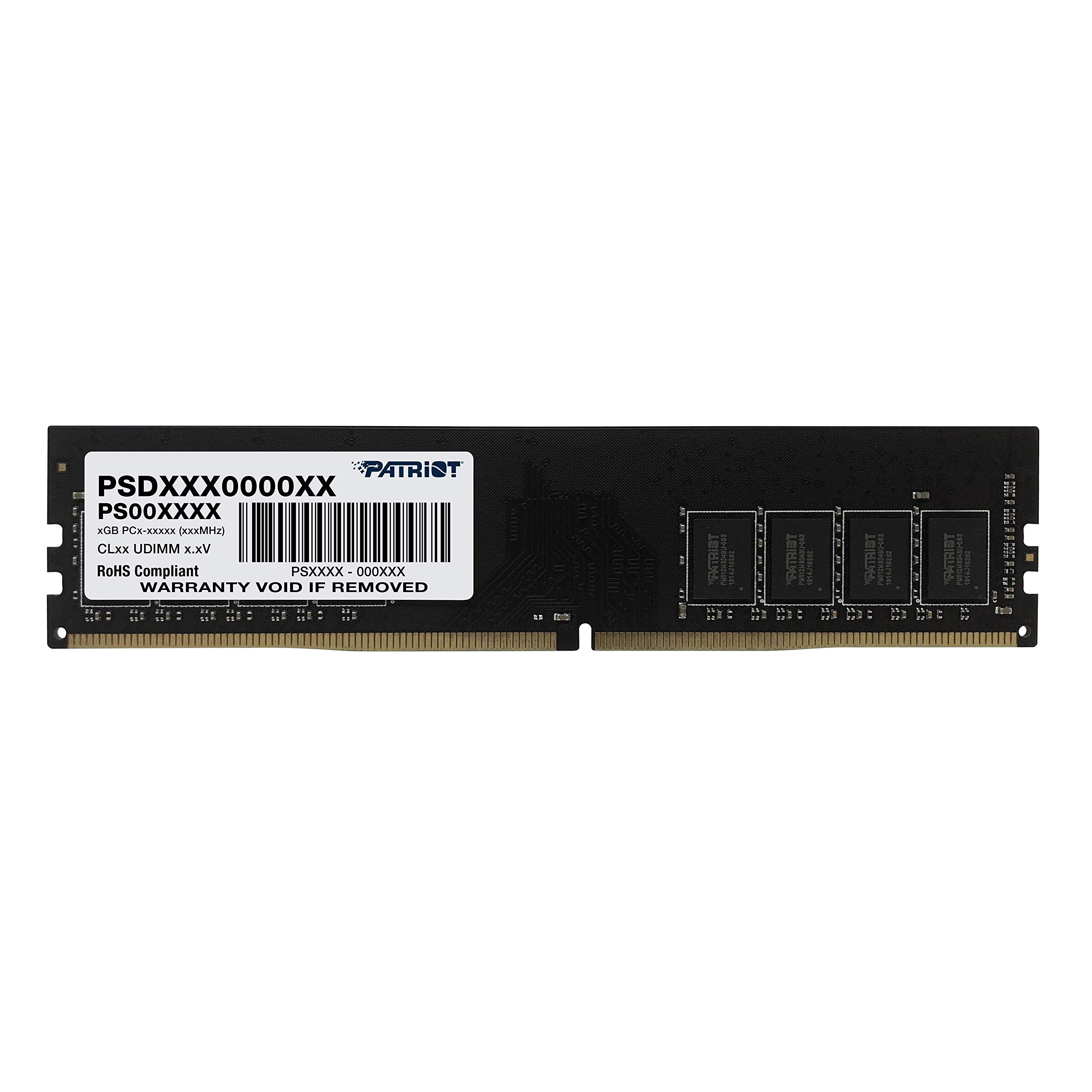 Patriot Memory Signature Line Ddr4 16Gb (1X16Gb) Udimm Frequency: 2400Mhz (Pc4 19200) 1. 2 Volt   Psd416G24002