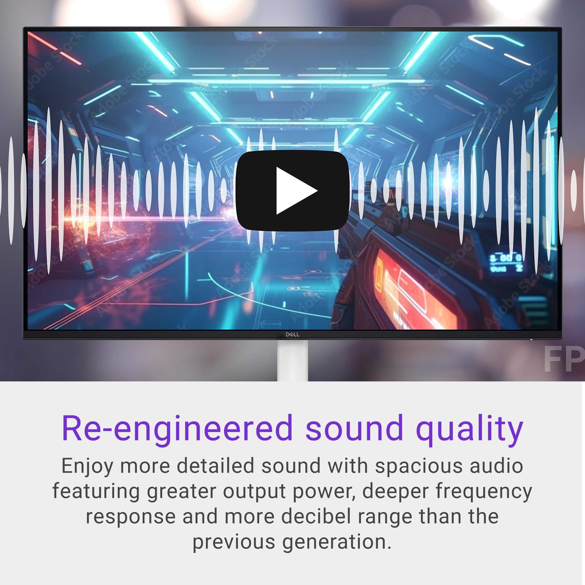 Dell S2725Hs 27 Inch Monitor, Fhd (1920X1080) Display, 100Hz Refresh Rate, 1500:1 Contrast Ratio, Tv Rheinland Eye Comfort 4 Sta