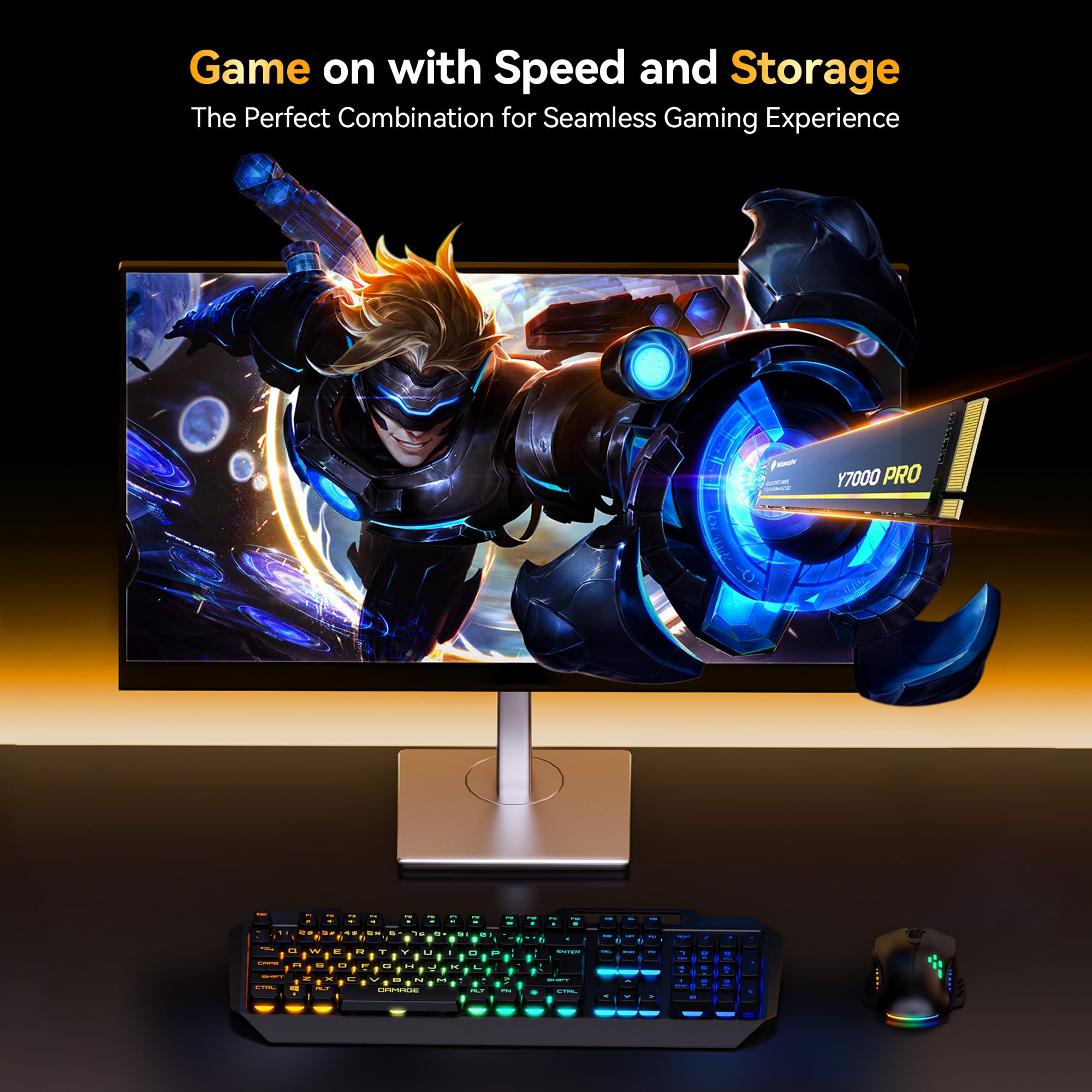 Yottamaster 2Tb Ssd M.2 Pcie 4.0, Up To 7000Mb/S, M.2 2280 Nvme Internal Solid State Drive With 3D Nand Flash, Upgrade Storage F