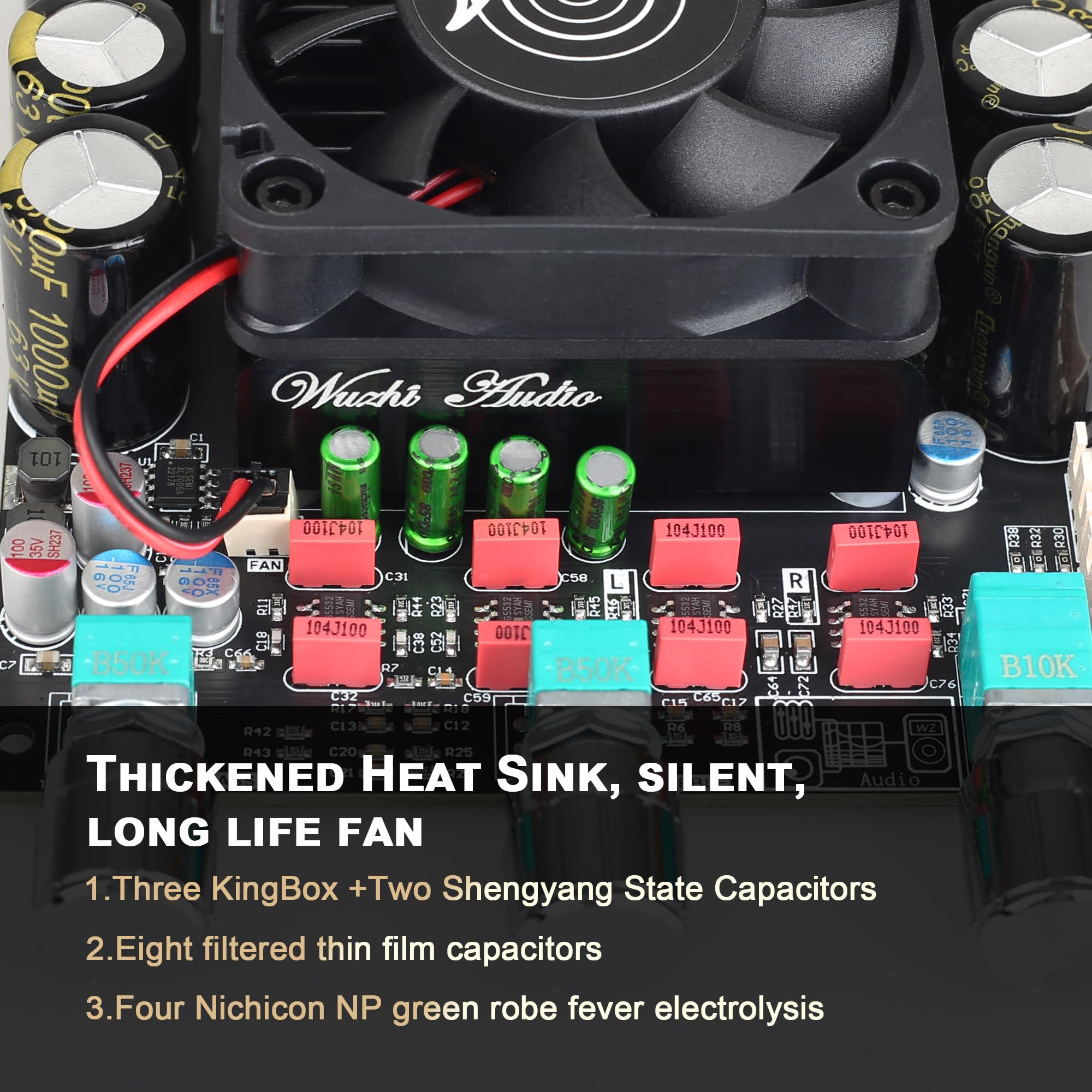 Zk-3002T 300W+300W Bluetooth Digital Amplifier Board Tpa3255 Chip 2.0 Channel With Bluetooth/3.5Mm Aux Input/Usb Input,With Treb