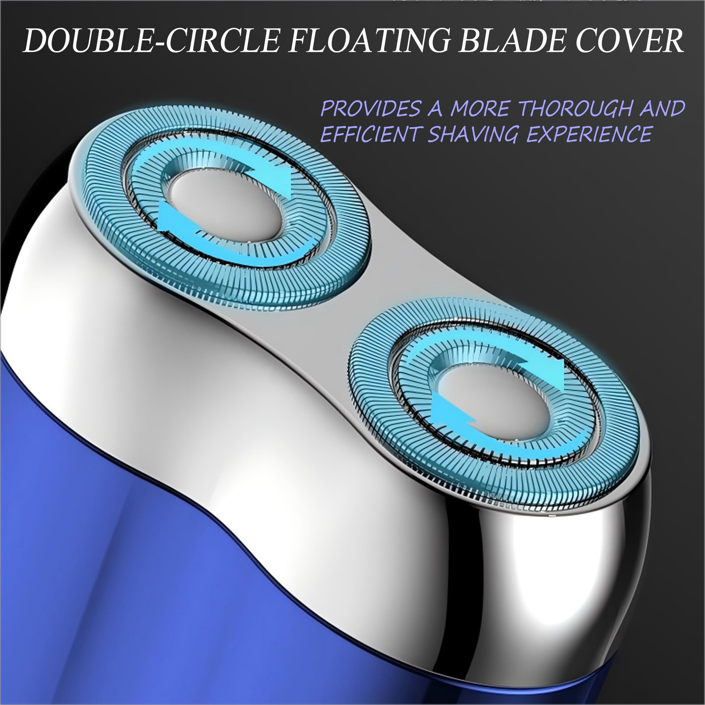 2025 New Model Mini Dual Head Electric Shaver, Electric Mini Portable Razor, Washable Double Head Razor, Pocket Size Washable El