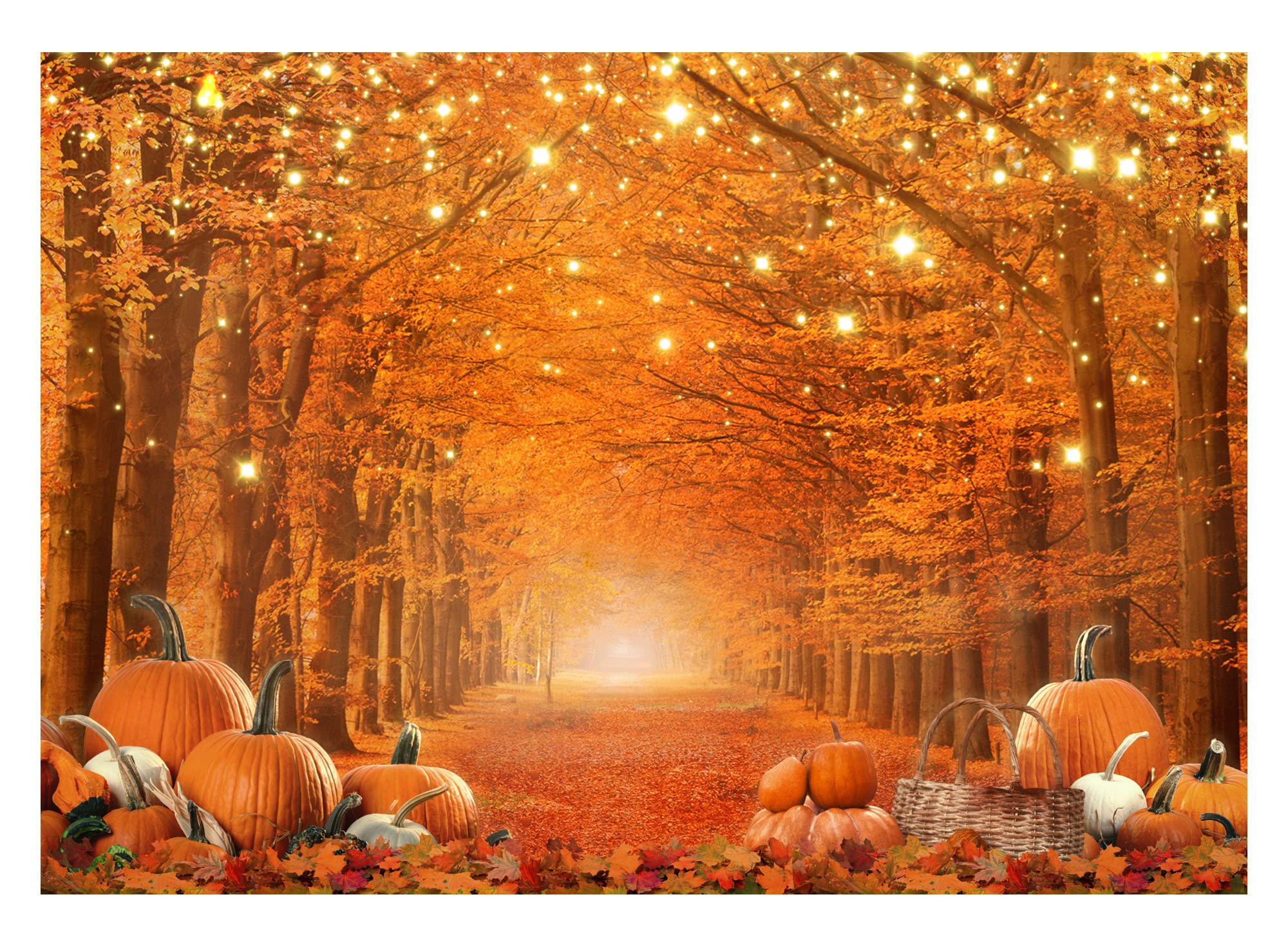 Allenjoy 7 X 5 Ft Fall Photography Backdrop Thanksgiving Party Supplies Autumn Pumpkin Friendsgiving Background Decor Photo Boot