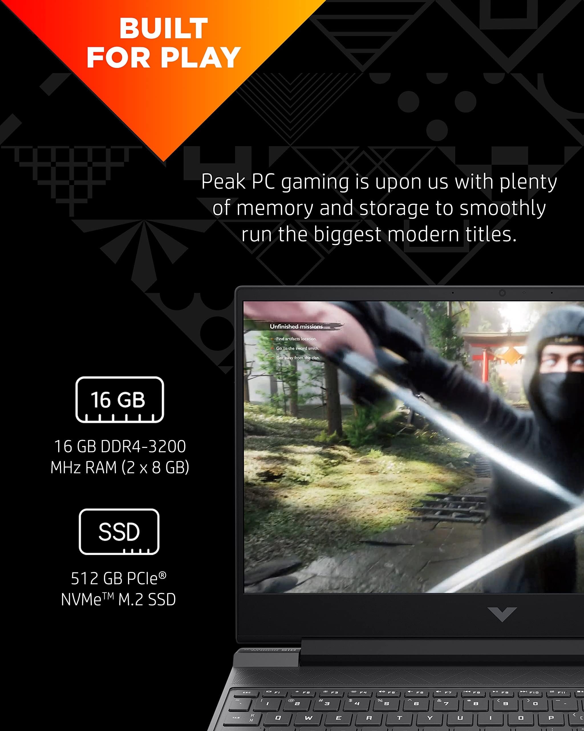 Hp Victus 15.6'' Gaming Laptop Pc, Nvidia Geforce Rtx 3050 Ti, Amd Ryzen 7 5800H, Refined 1080P Ips Display, Compact Design, All