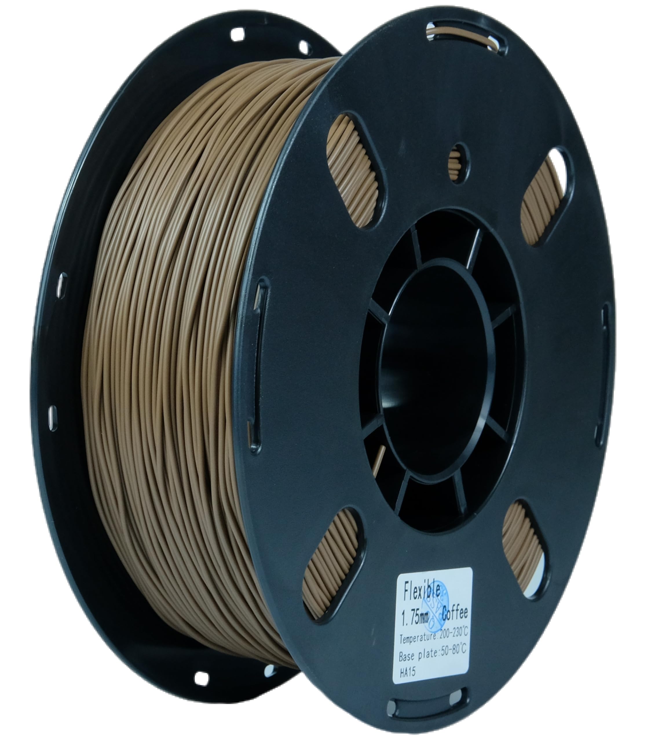 Ranki Tpu Filament 1.75 Mm Flexible Tpu, 3D Printer Filament, Dimensional Accuracy +/  0.05 Mm, 98A,1Kg Spool, Coffee