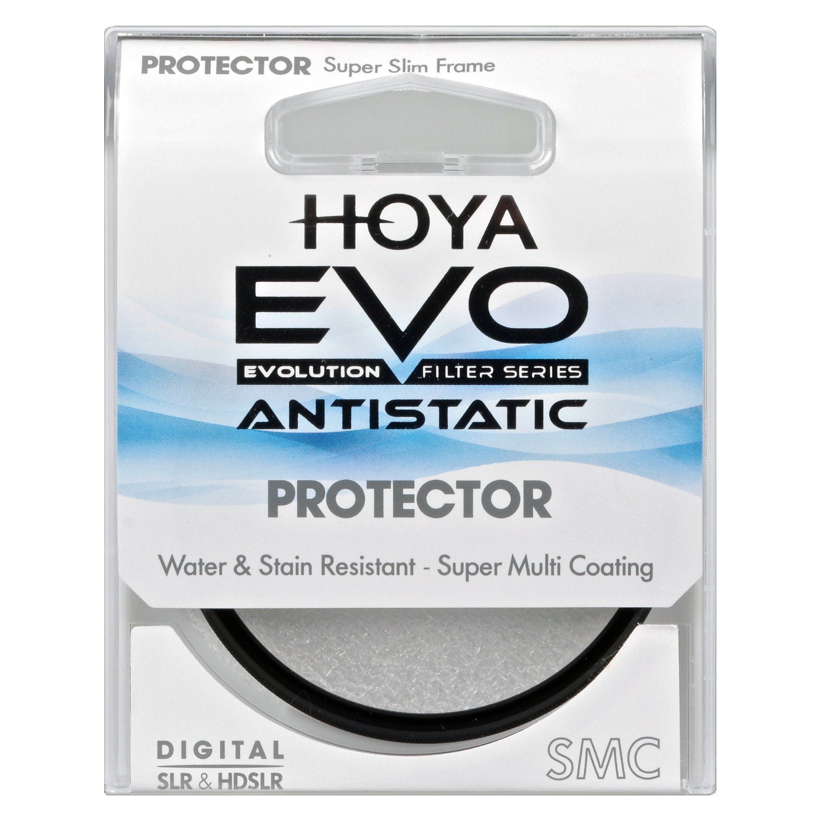 Hoya Evo Antistatic Protector Filter   77Mm   Dust / Stain / Water Repellent, Low Profile Filter Frame
