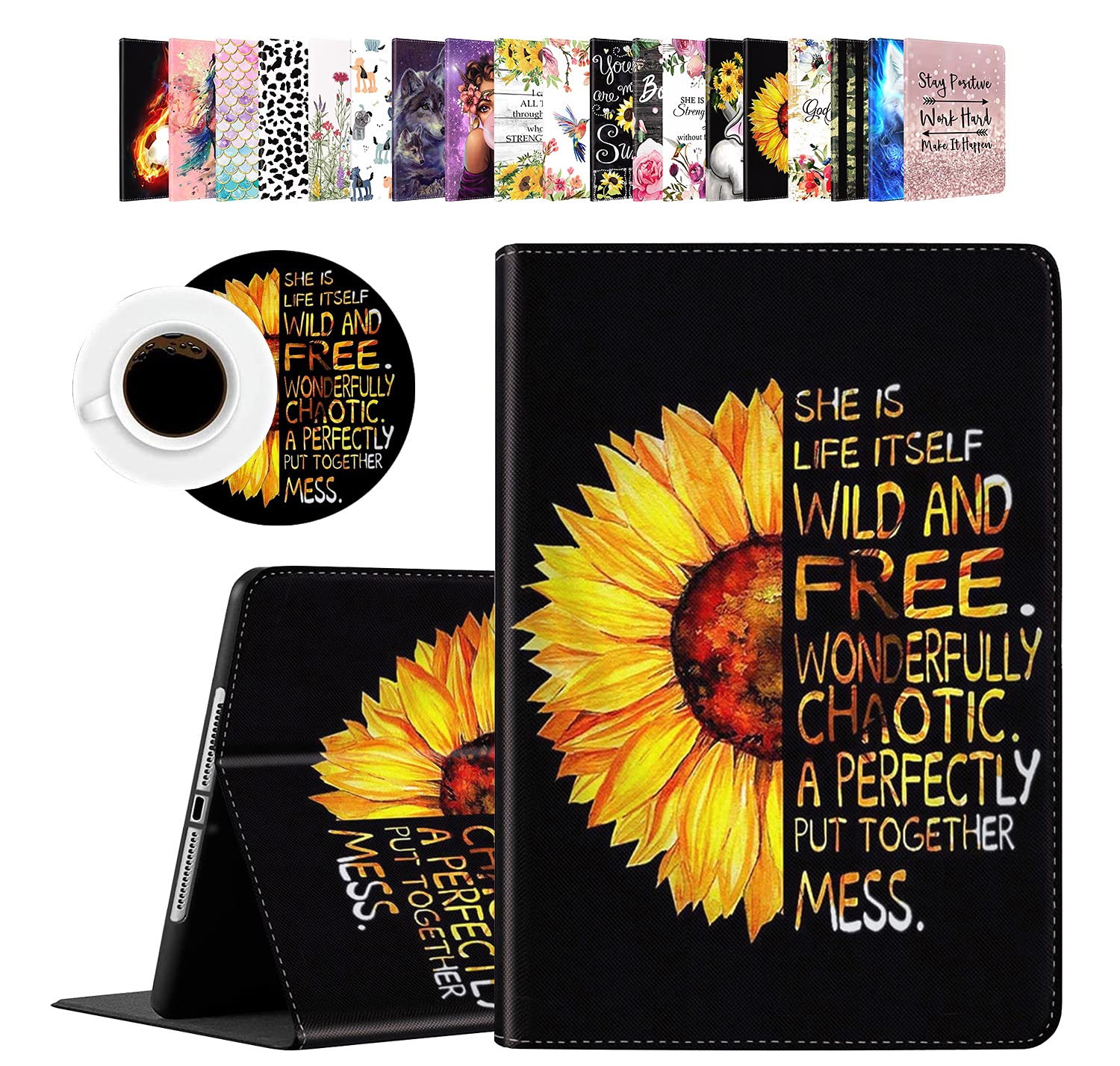 Som Lam,Case For Ipad 10.2 8Th Gen 2020 7Th Gen 2019 Ipad Air 10.5Inch 2019 Ipad Pro 10.5,Durable Shockproof Protective Cover Fo