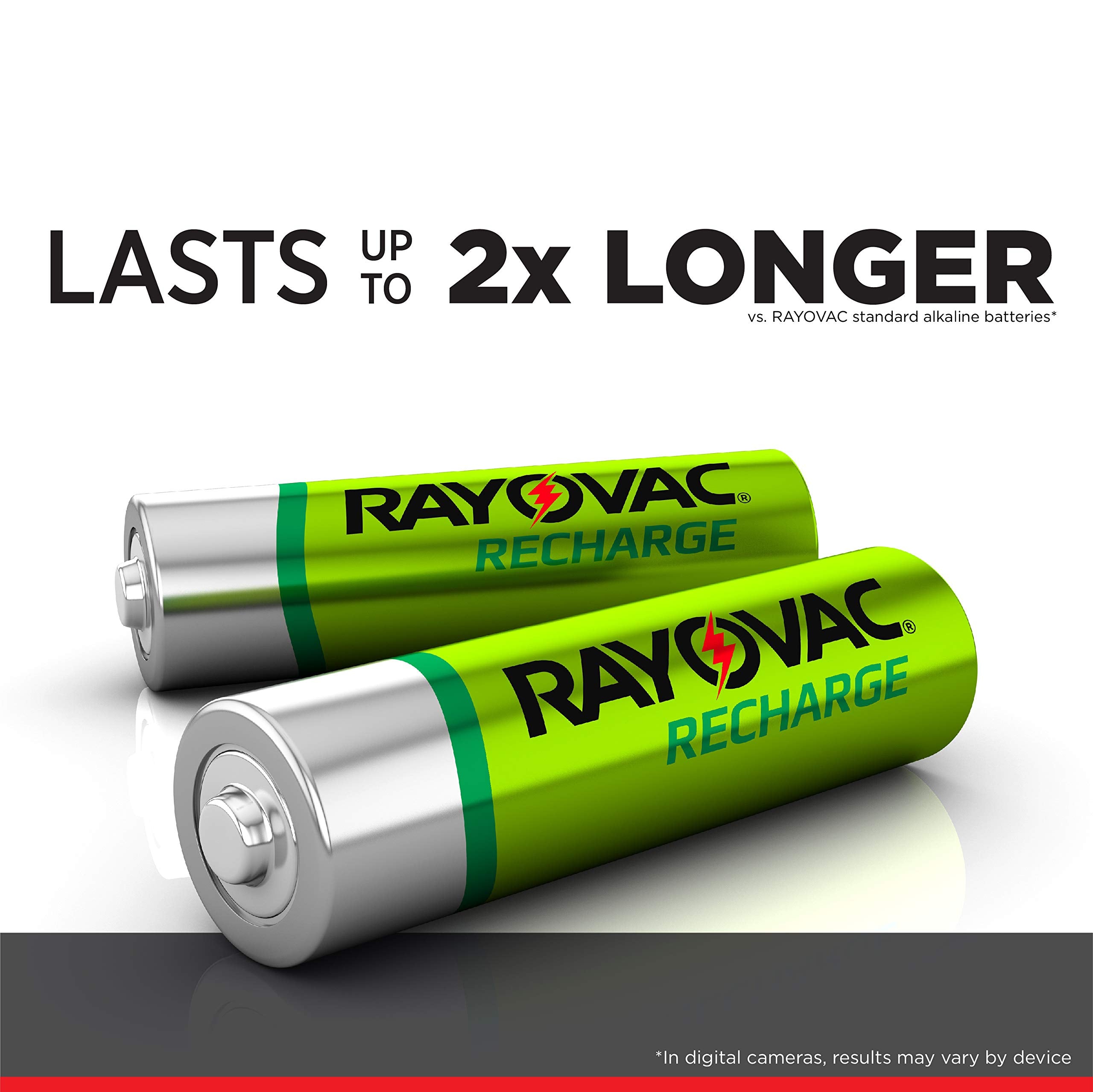 Rayovac Rechargeable Aa Batteries, Rechargeable Double A Batteries (4 Count)