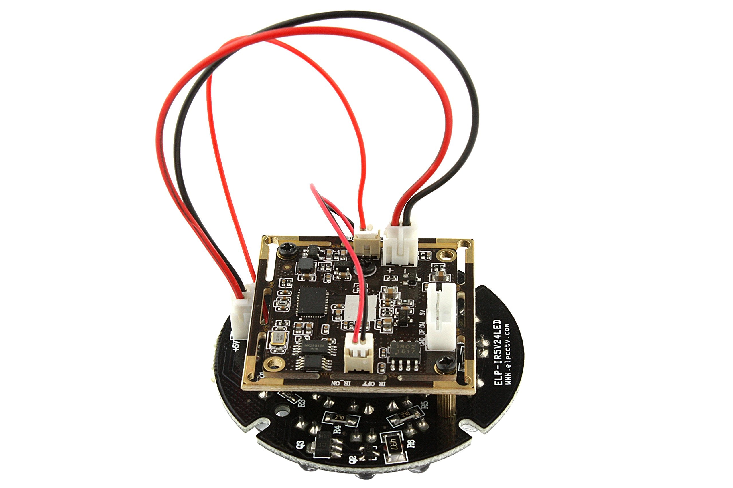 Elp 2Mp Night Vision Usb Camera Module Ir Infrared With Microphone For Computer Mini 1080P H.264 Pc Security Camera Audio Video Uvc Usb2.0 Webcam Board Cmos Ar0330 Lightburn Laser Camera For Laptop