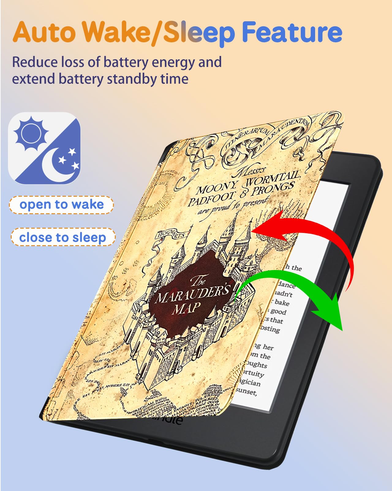 Kidcube For Kindle Paperwhite 11Th Generation Case 6.8 Inch 2021/Paperwhite Signature Edition Case Women Girls Kids Cute Cartoon