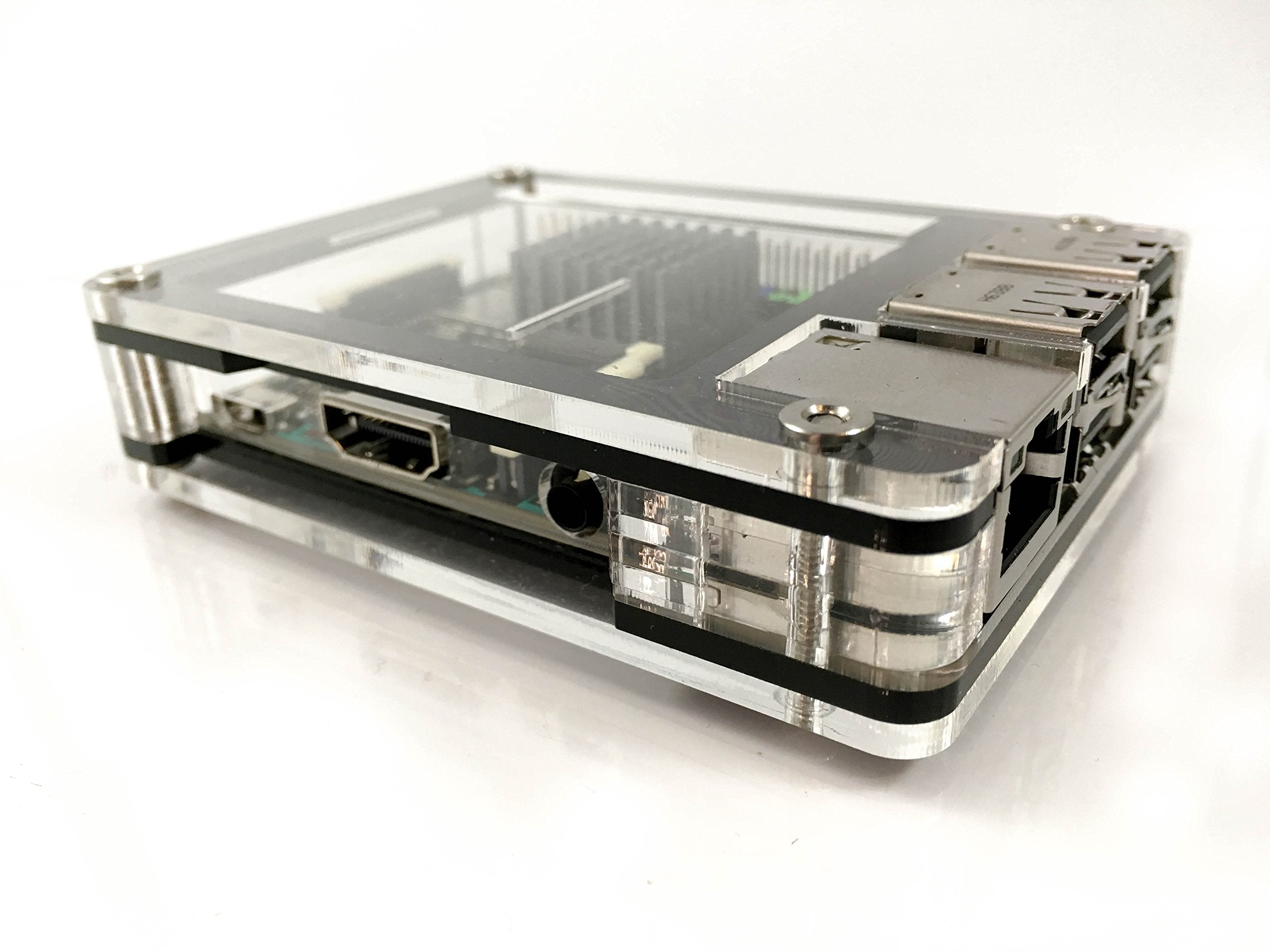 Zebra Black Ice Case For The Asus Tinker Board And Tinker Board S By C4Labs