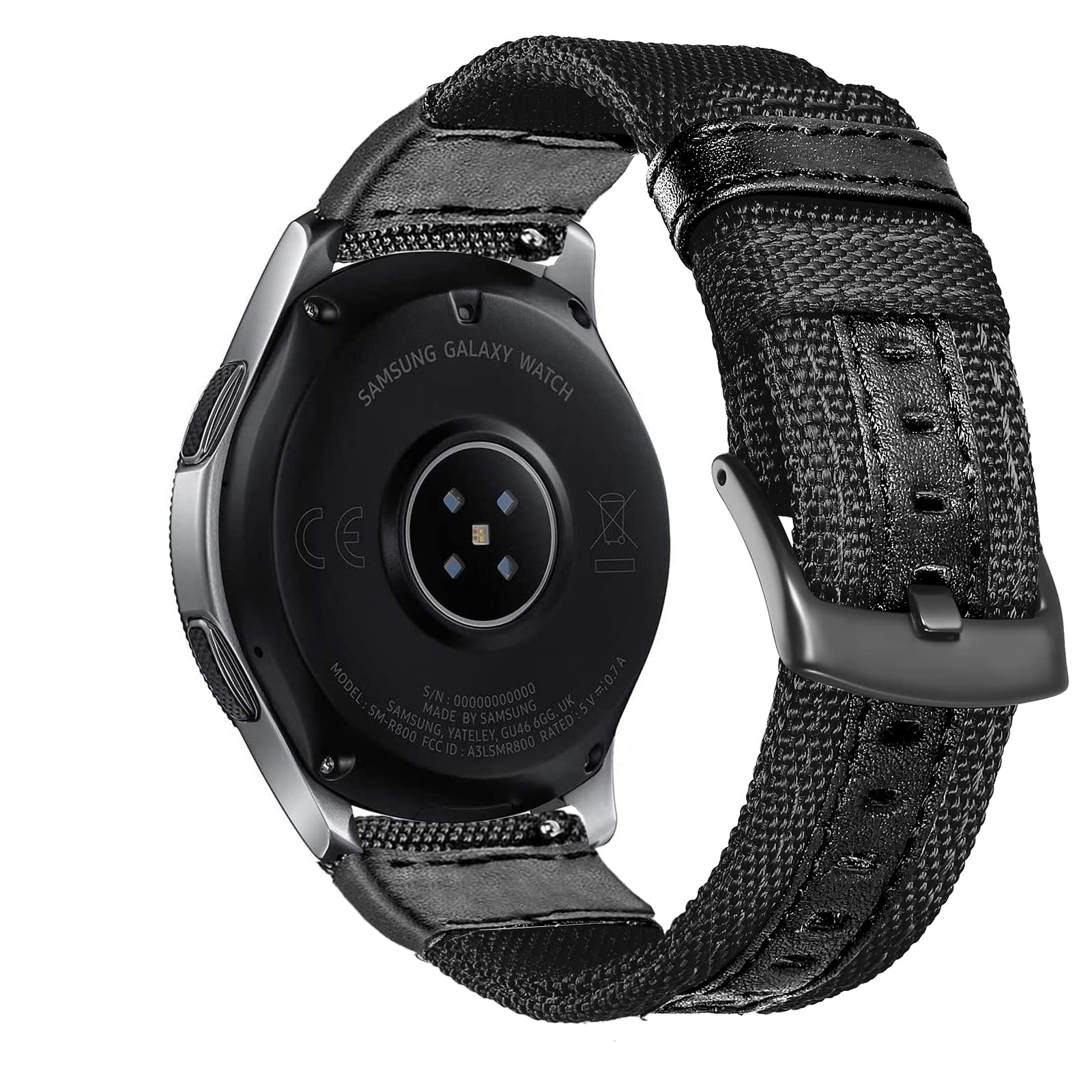 Olytop Galaxy Watch 46Mm Bands, Galaxy Watch 3 45Mm Band, Gear S3 Frontier Bands, 22Mm Nylon Sports Replacement Strap Wristband