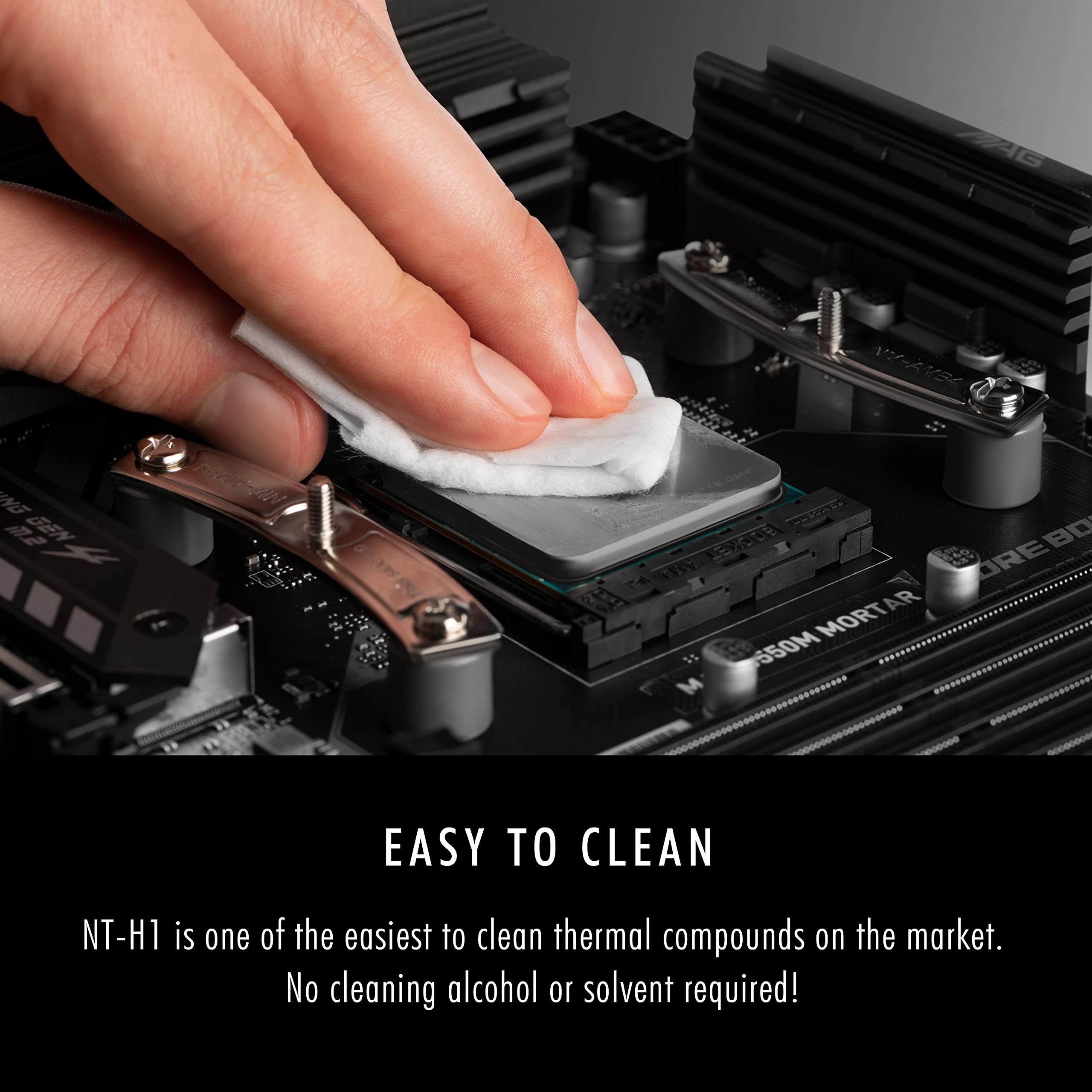 Noctua NT-H1 Pro-Grade Thermal Compound Paste - 3.5g, High Performance, White, Ideal for CPU/GPU Cooling