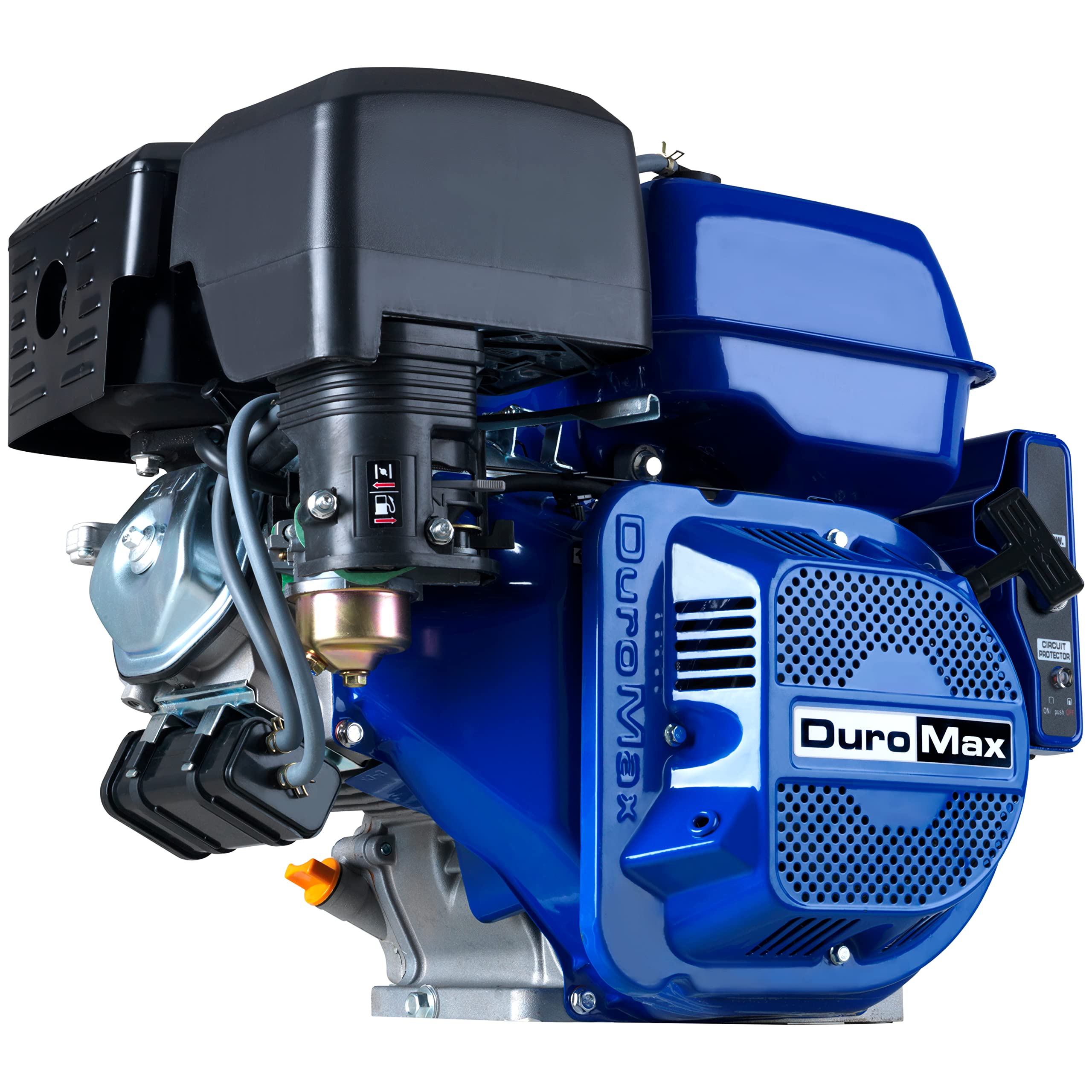 DuroMax XP18HPE 440cc Recoil/Electric Start Gas Powered 50 State Approved, Multi-Use Engine, XP18HPE, Blue