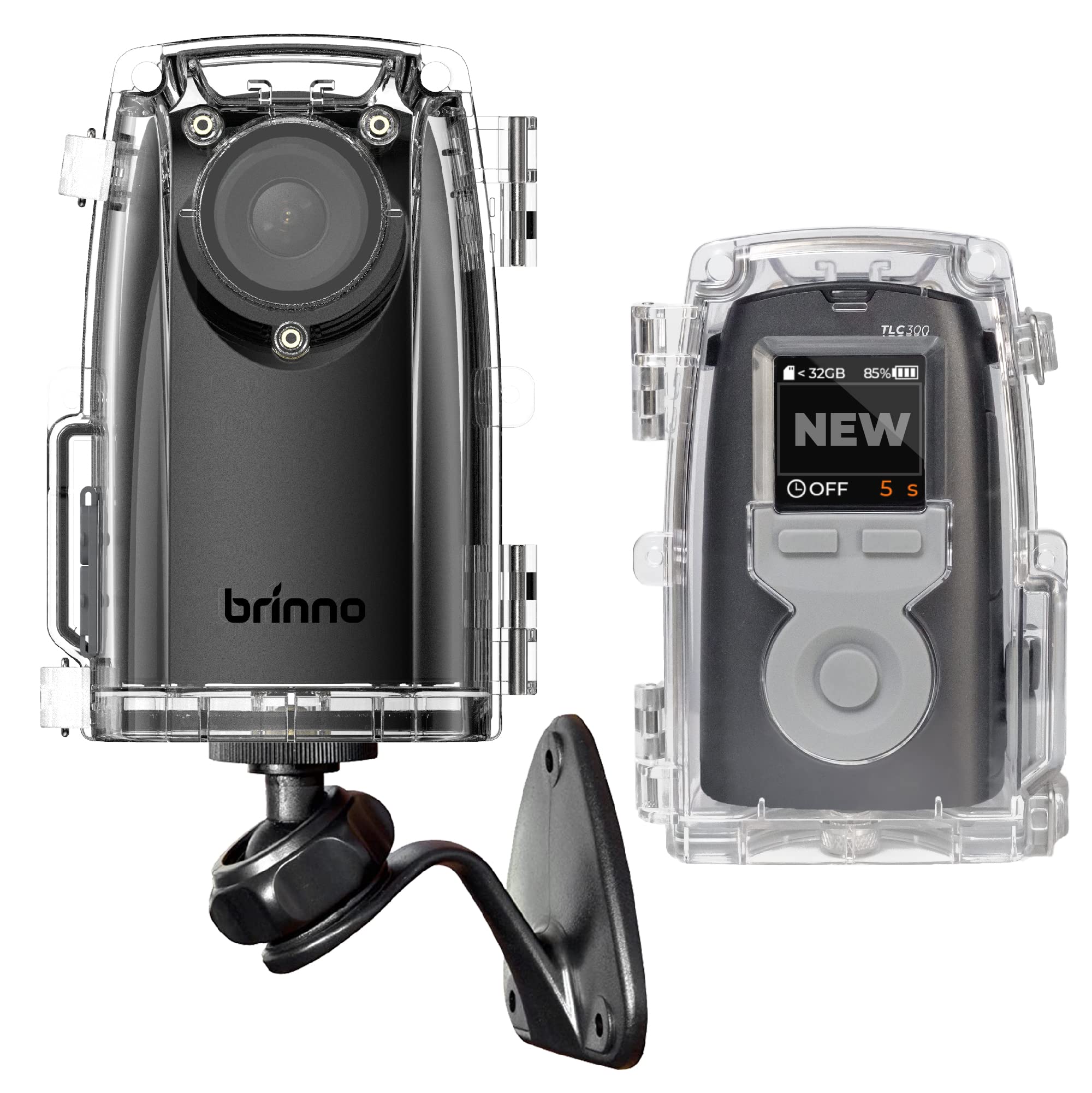 Brinno Time Lapse Camera Bcc300 M   Outdoor Construction Jobsite, Plant, Weather Timelapse Camera   Lcd Screen, Extended Battery Life, Ipx4 Water Resistant, Wall Mount