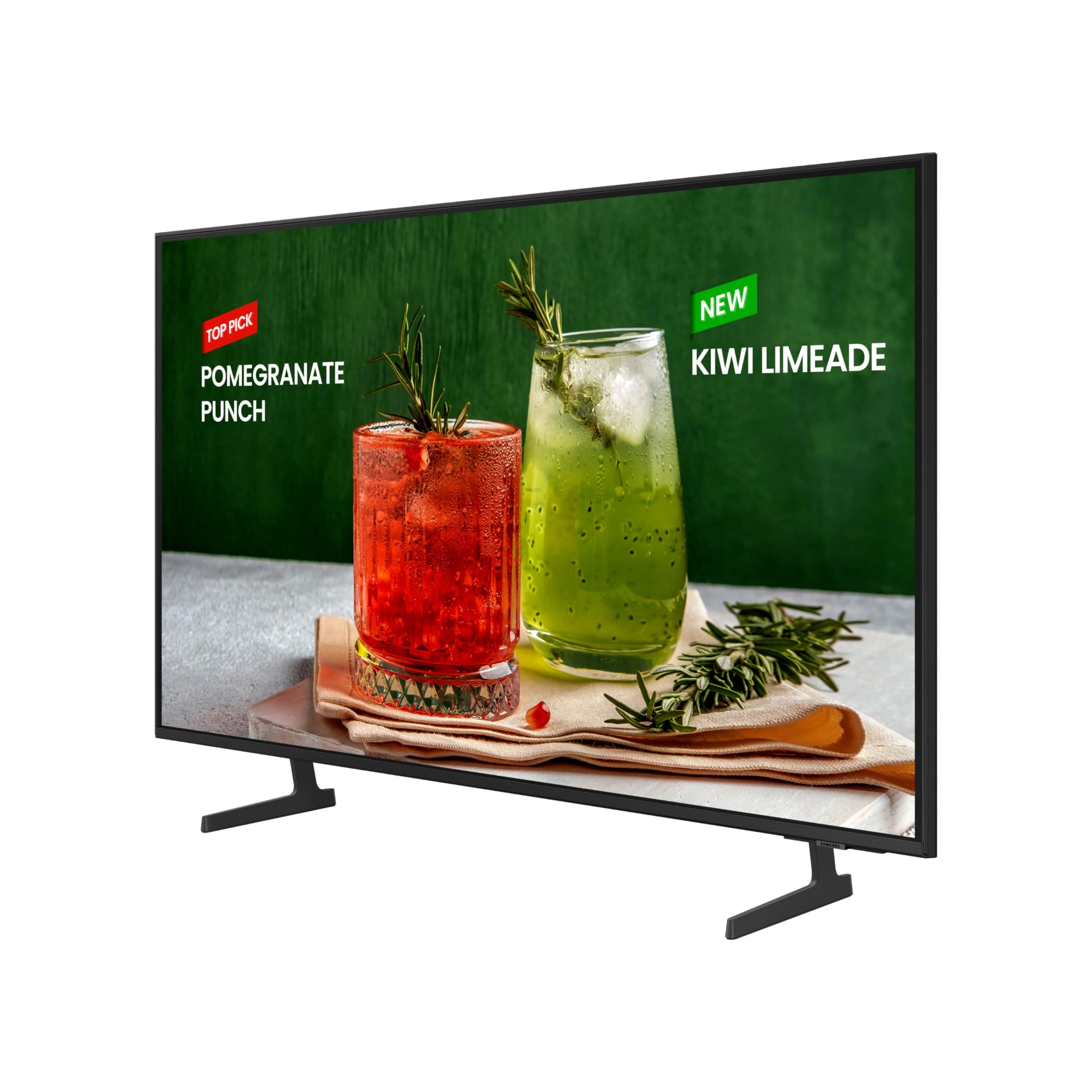 Samsung 50-Inch Class Crystal Uhd 4K Bed-H Series Hdr Business Pro Tv W/ 3-Sided Bezel-Less Slim Design, Use For Digital Signage