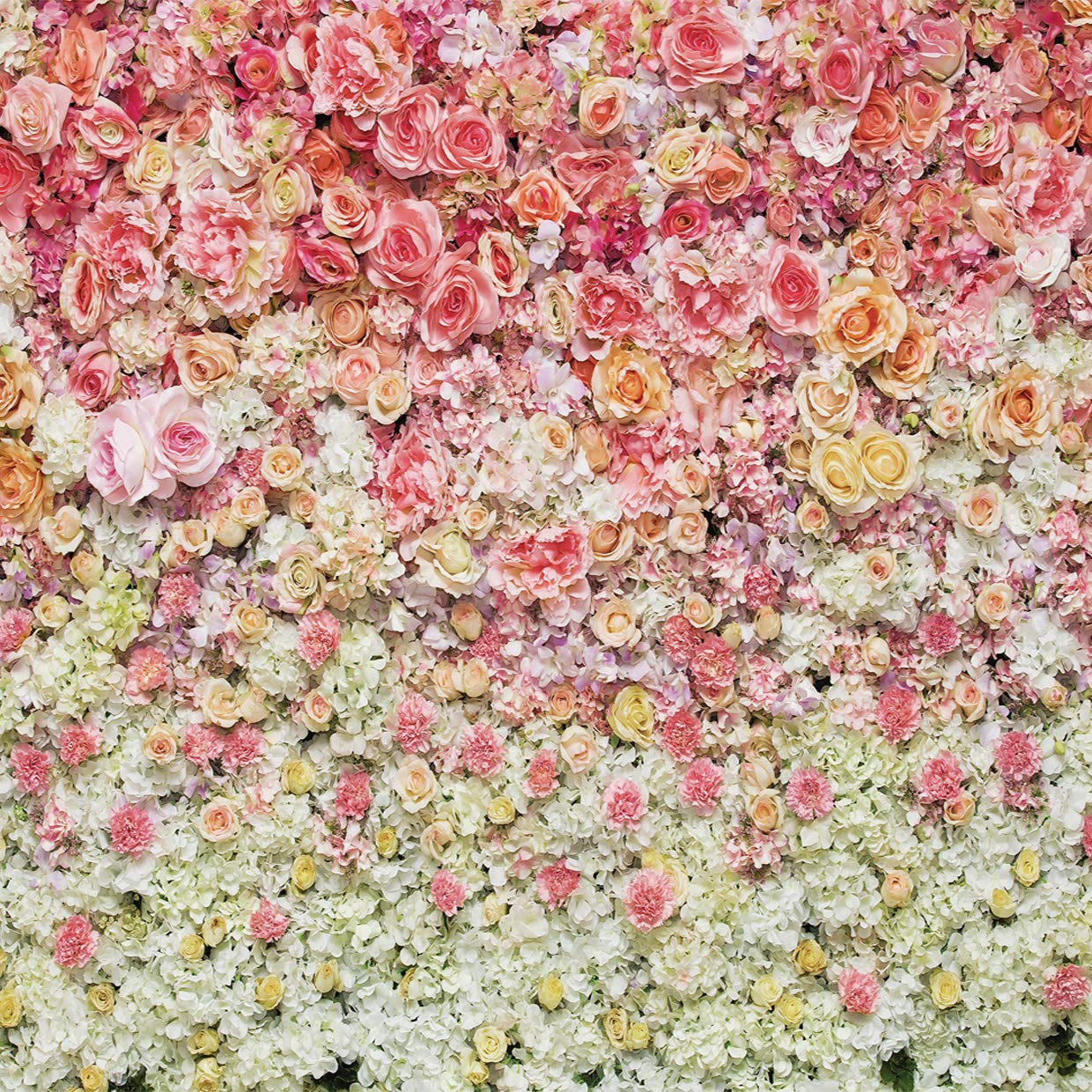 Sjoloon Floral Backdrop For Photography Valentine'S Day Backdrops Spring Flower Background For Photographers Studio Props 10938(10X10Ft)