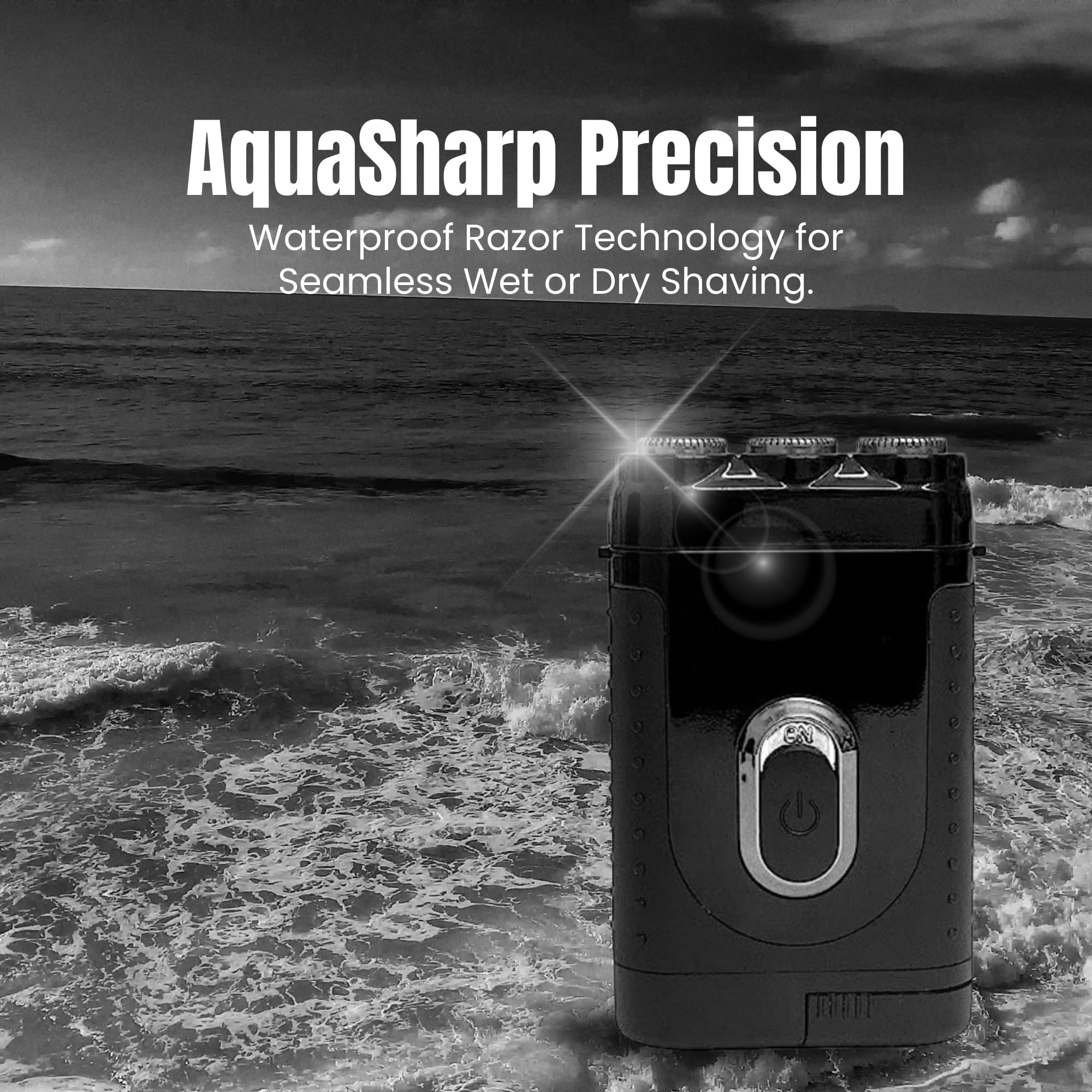 Tacshaver 3D Electric Razor For Men   2 In 1 Trimmer And Electric Shavers For Men   Rechargeable Waterproof Electric Razor   Hea