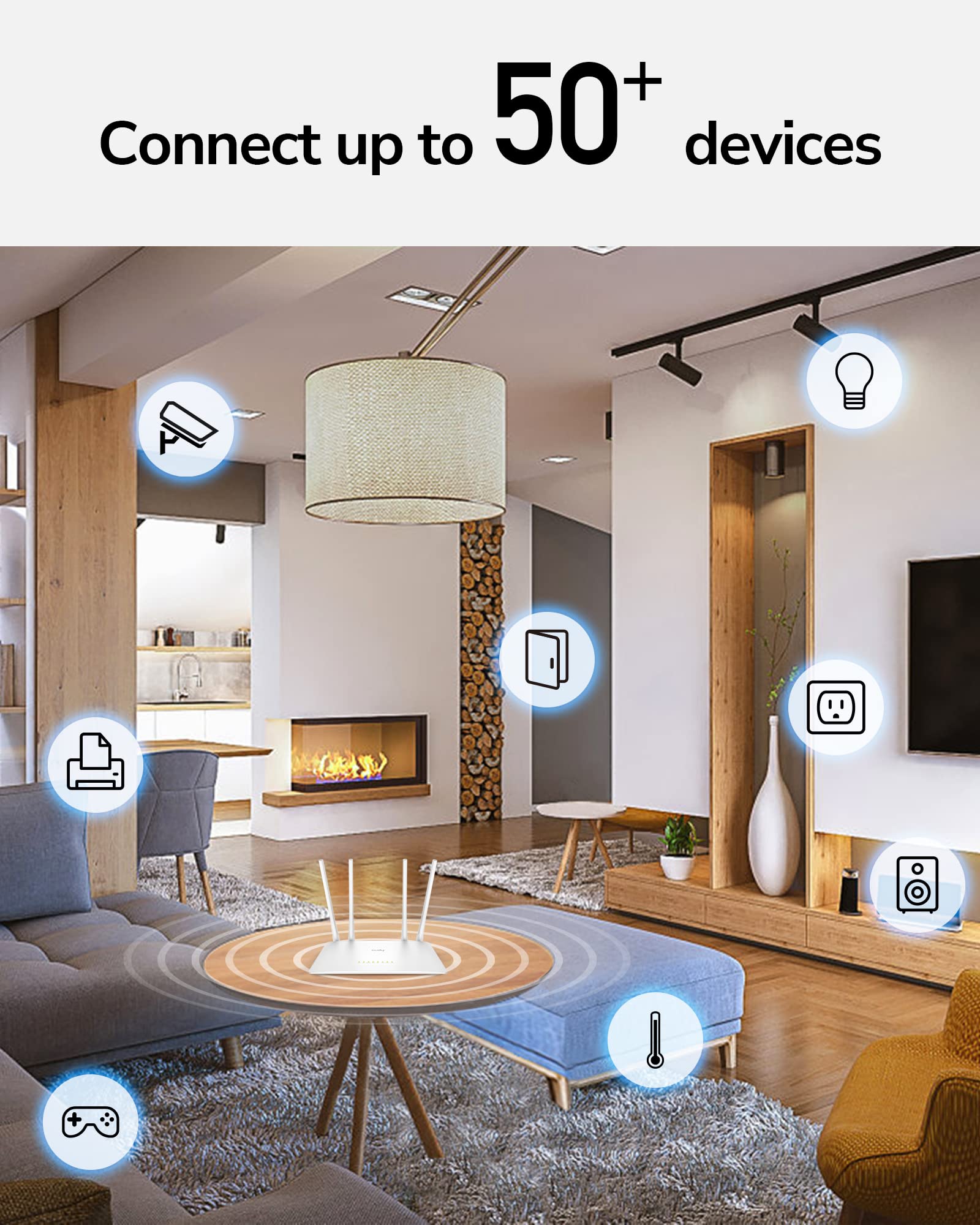 Cudy Ac1200 Smart Wifi Router, Wifi Extender, Wireless Access Point, Wisp, 5Ghz Dual Band Wireless Internet Router, 10/100Mbps L