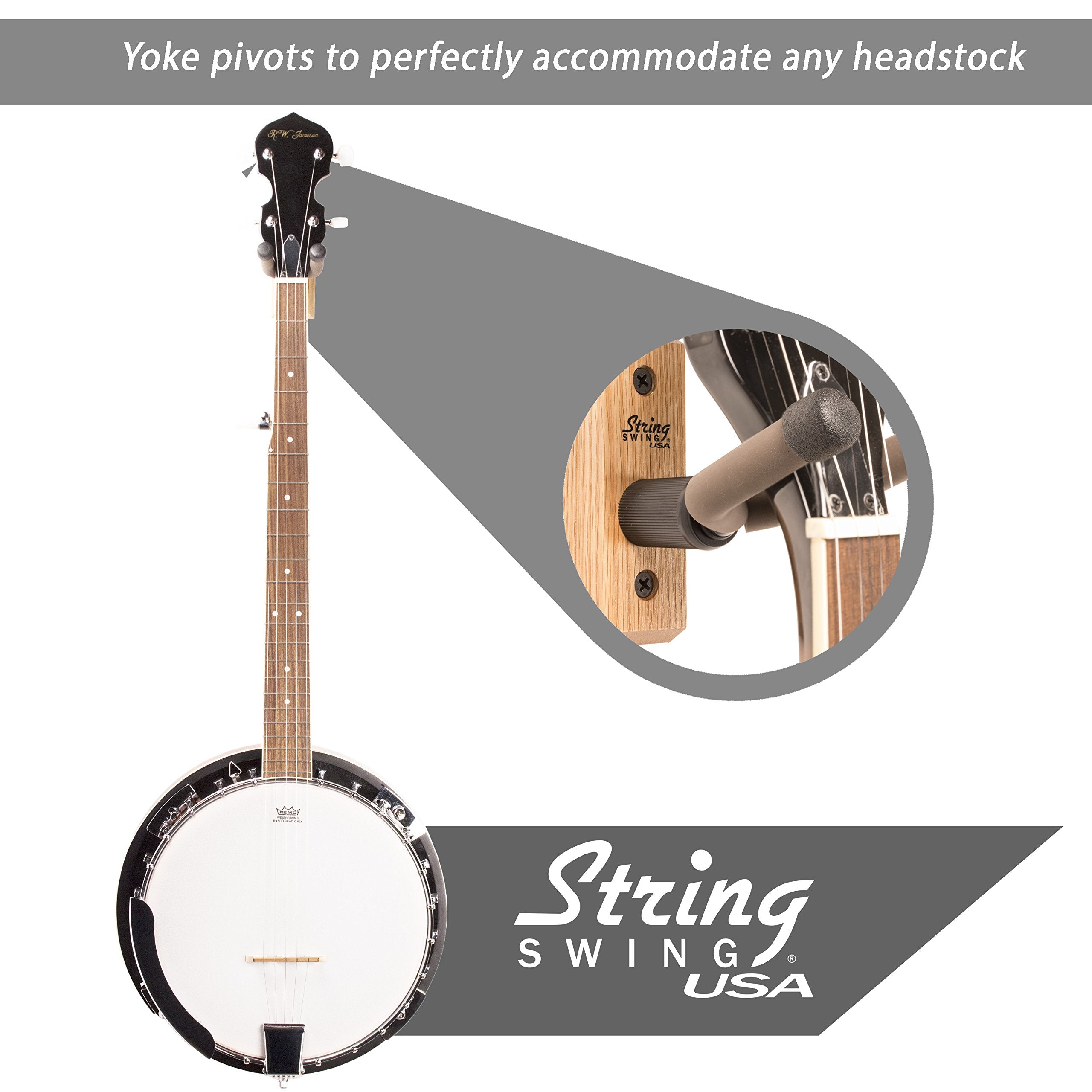 String Swing Wall Mount Banjo Hanger Cc01B O