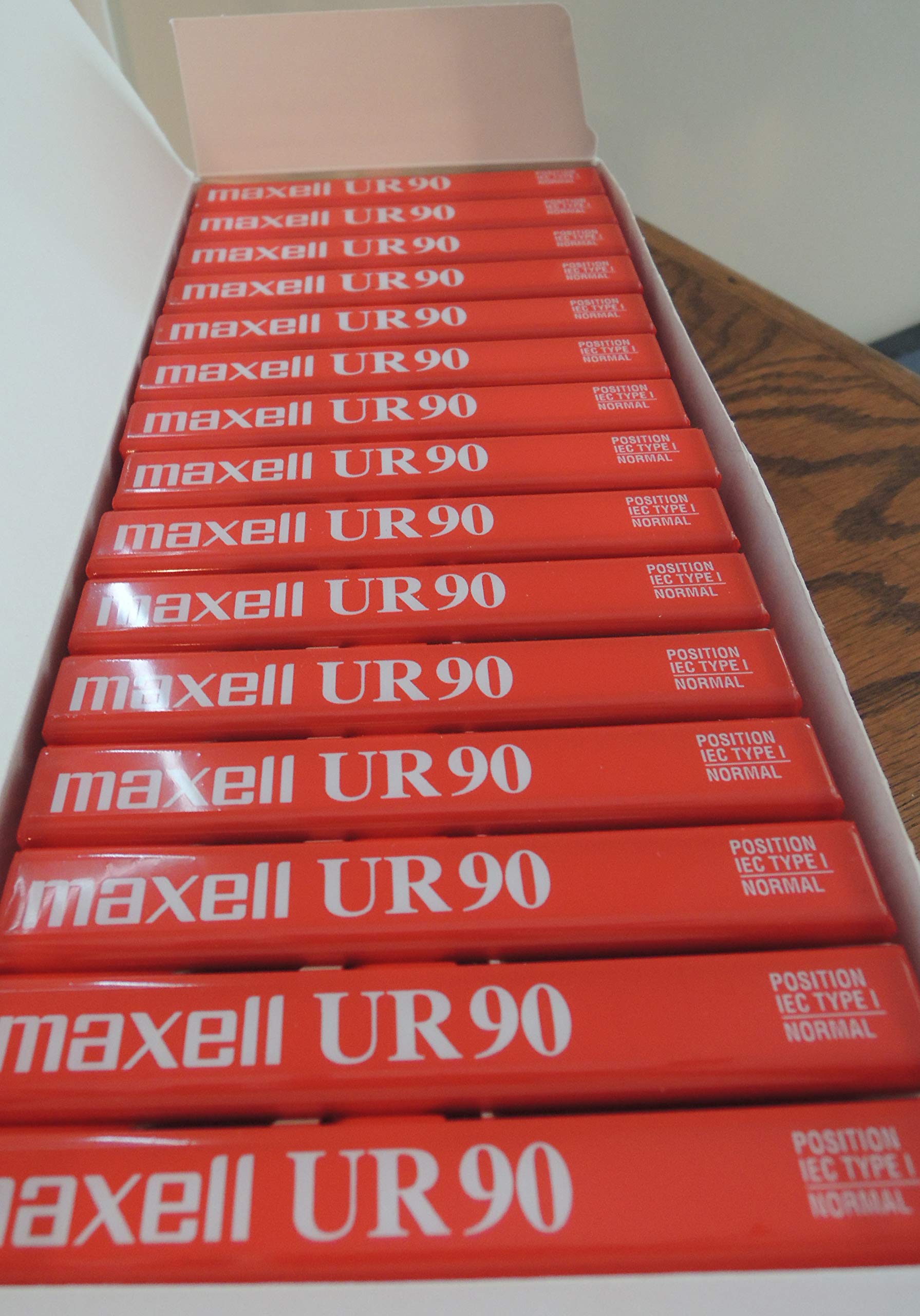 Maxell Normal Bias Ur 90 (15 Pack) Standard Size Cassettes