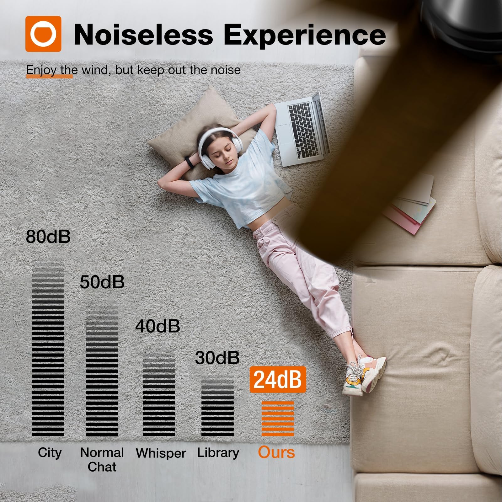 Addlon Ceiling Fans With Lights, 32 Inch Black Ceiling Fan With Light And Remote Control, Reversible, 3Cct, Dimmable, Noiseless,