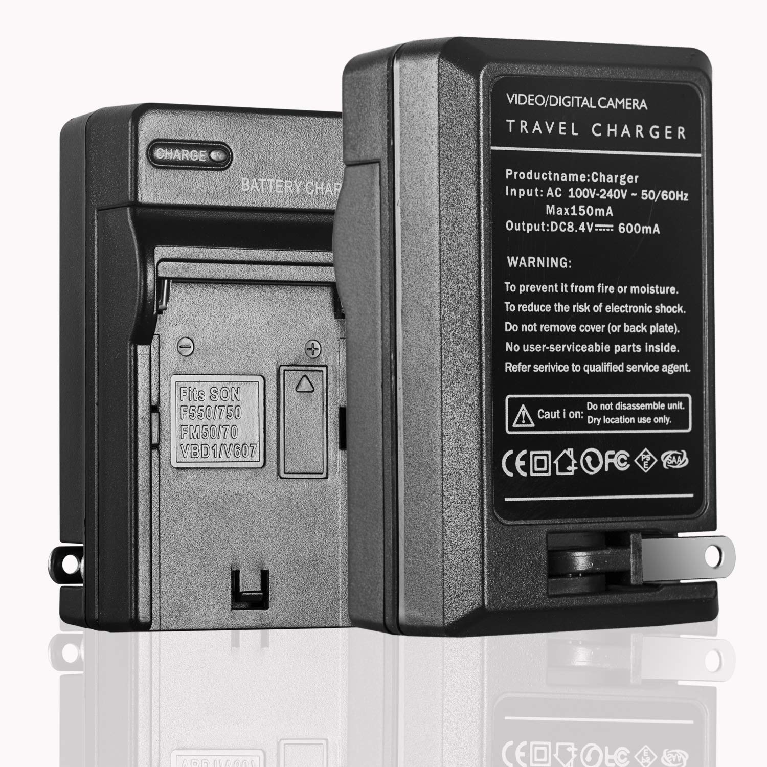 Gvm 2 Pack Np F750/770 4400Mah Batteries With Travel Chargers For Np F975, Np F960, Np F950, Np F930, Np F770, Np F750, Np F550,