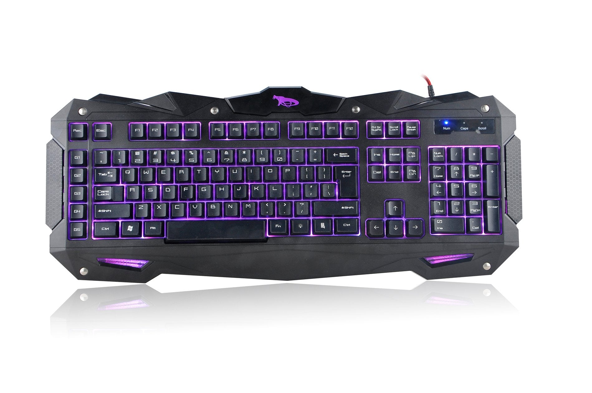 Imicro Cobra 110 Key Led Backlit Usb Gaming Keyboard (Im Kbcobv8)