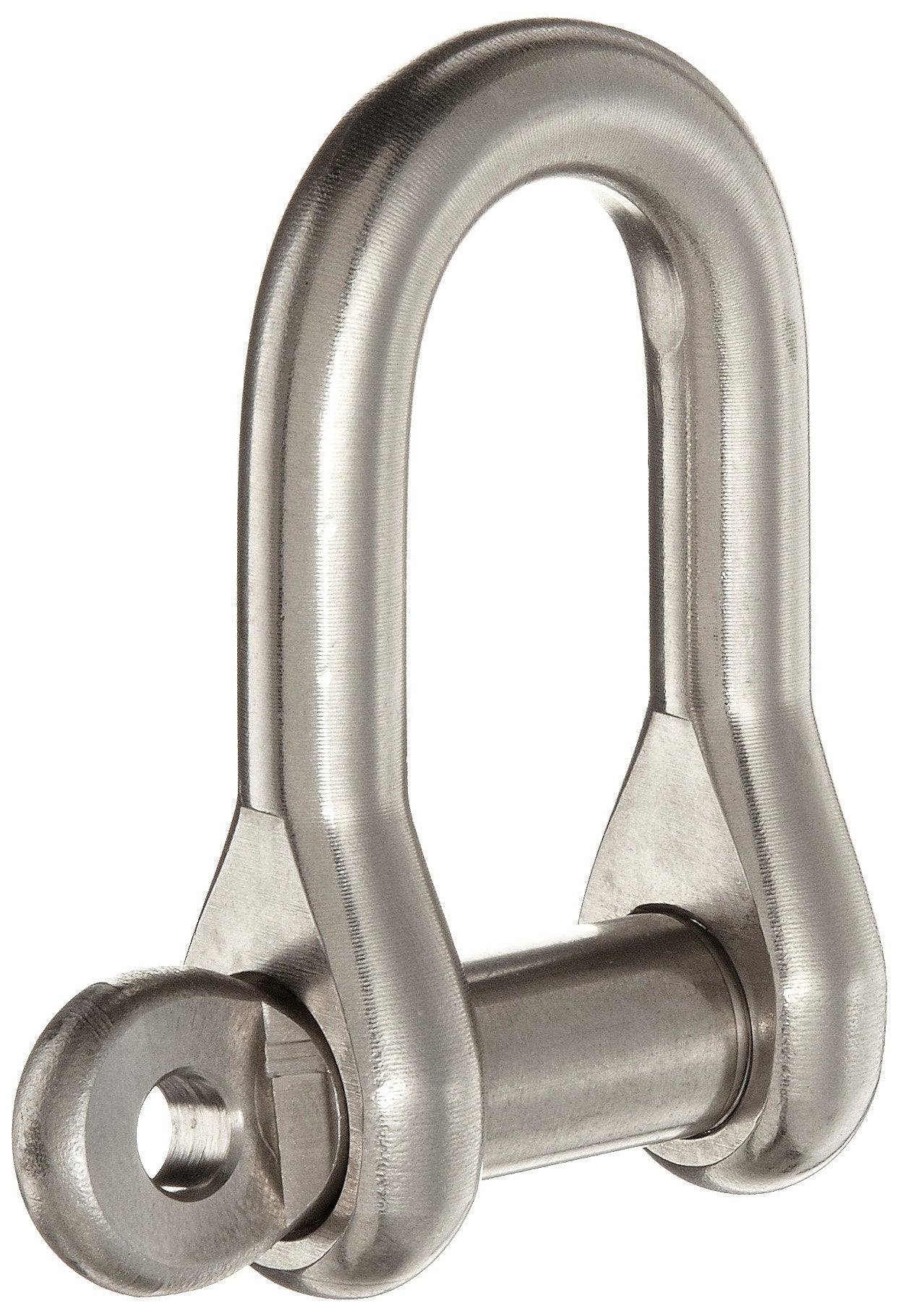 Ronstan Rf620 Grade Stainless Steel 316 Coined Pin Head Standard D Shackle, 1/2'' Pin Diameter, 1-5/8'' Length, 3/4'' Width,WBIASB006PHVGTQ