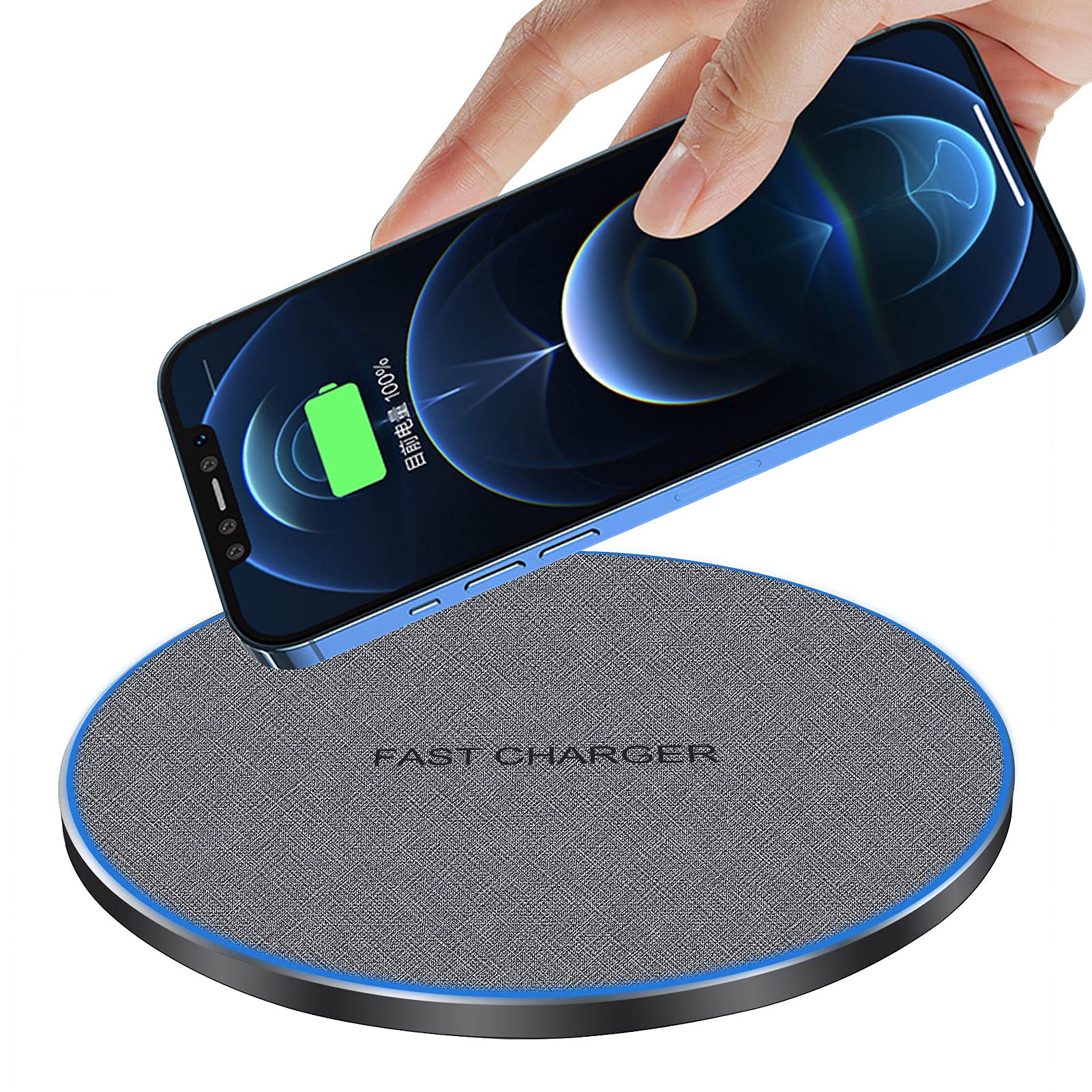 Fast Wireless Charger,20W Max Wireless Charging Pad Compatible With Iphone 16/15/14/13/12/Se/11/11 Pro/Xs Max/Xr,Airpods;Fdgao W