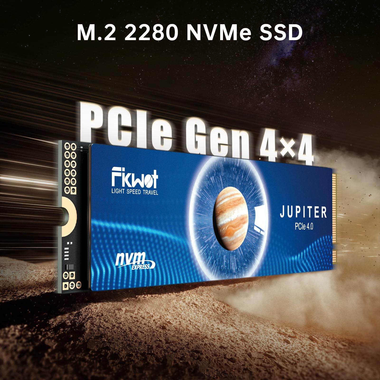 Fikwot Fx991 M.2 Ssd 1Tb Nvme Ssd M2 2280 Pcie Gen 4X4, Read Up To 7100Mb/S, Internal Solid State Drive For Ps5 Laptop Desktop 3