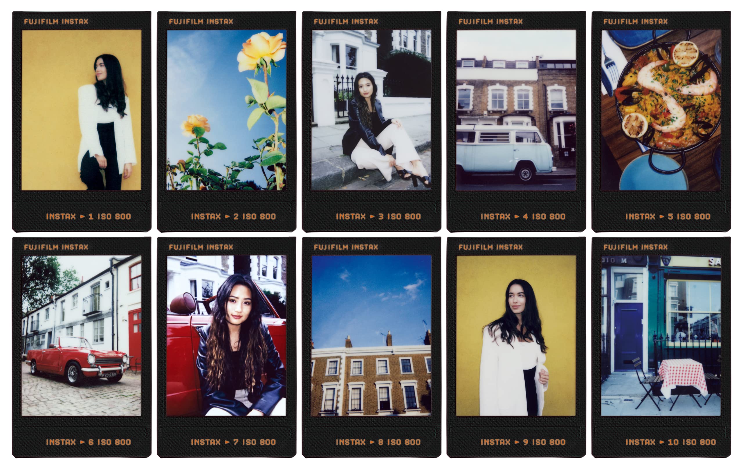 Fujifilm Instax Mini Contact Sheet Film   10 Exposures