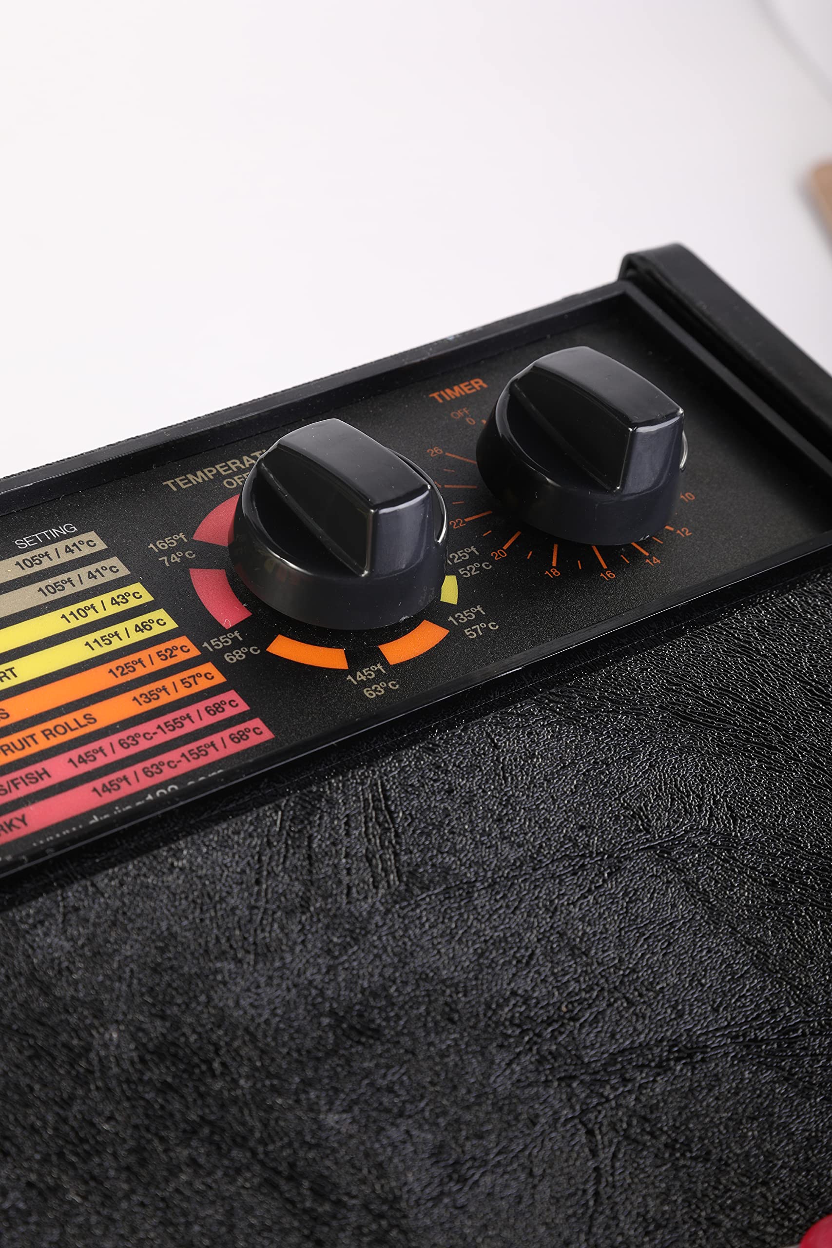 2 Replacement Knobs Fits Excalibur Dehydrator 5 & 9 Tray Models Temperature On Off Timer Food Dryer Part P50 3926T, 3900, 2900,