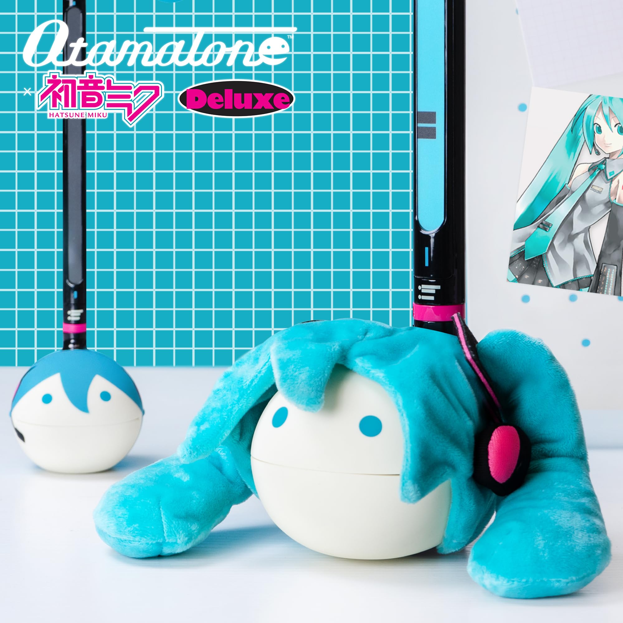 Otamatone Deluxe [Hatsune Miku Edition] Electronic Musical Instrument Portable Synthesizer From Japan Maywa Denki [Includes Remo