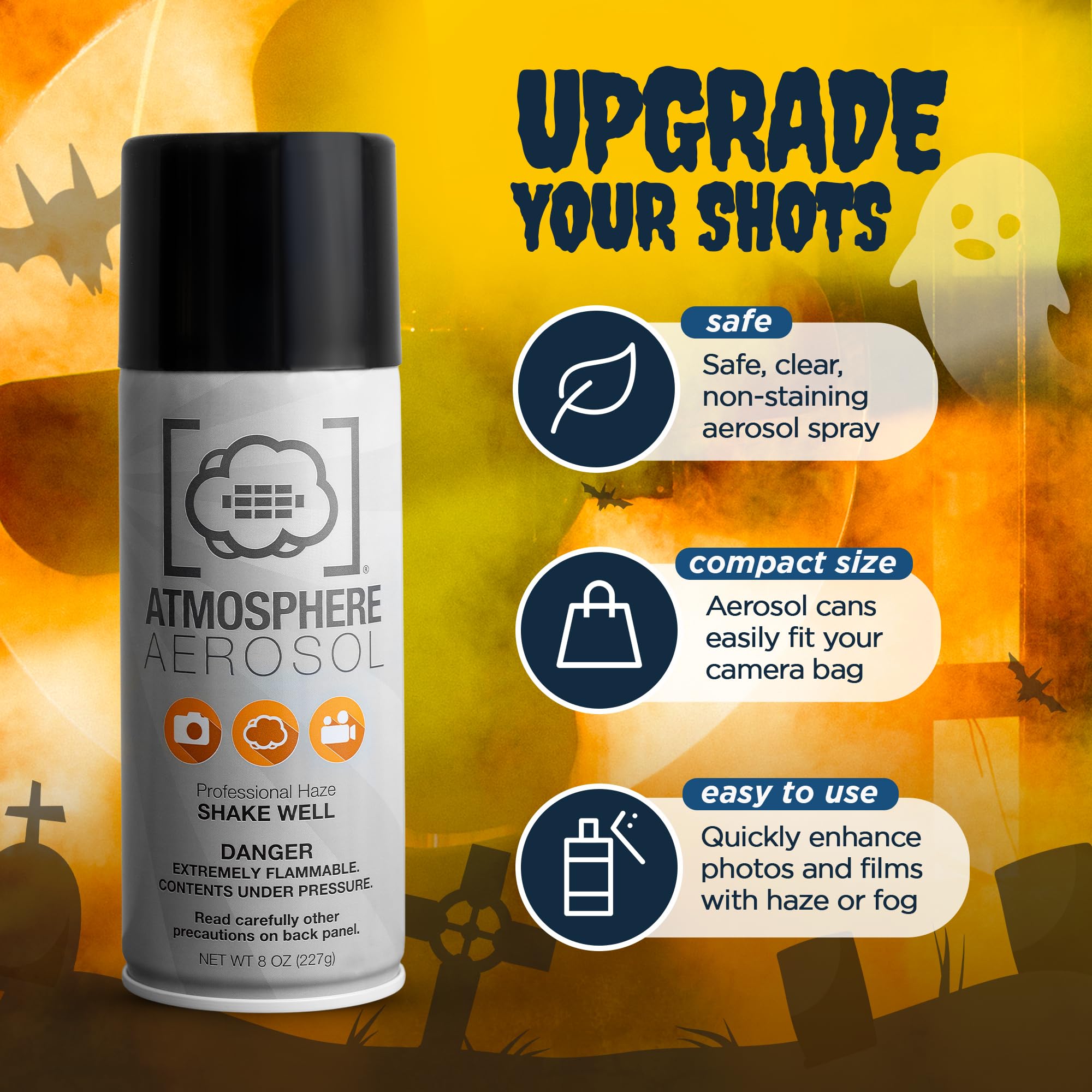 6 Pack   Haze/Fog Atmosphere Aerosol Spray For Photographers & Filmmakers   Photography Smoke And Light Ray Effects For Indoor A