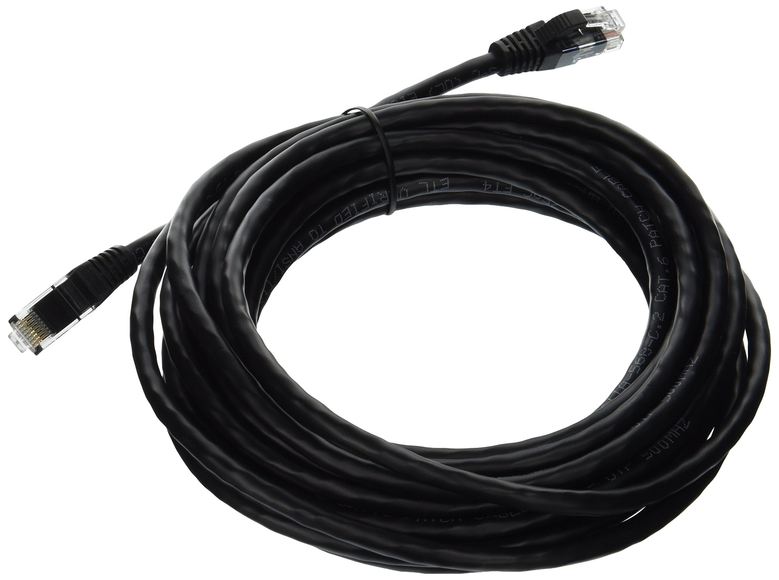 C2G 03987 Cat6 Cable   Snagless Unshielded Ethernet Network Patch Cable, Black (20 Feet, 6.09 Meters)