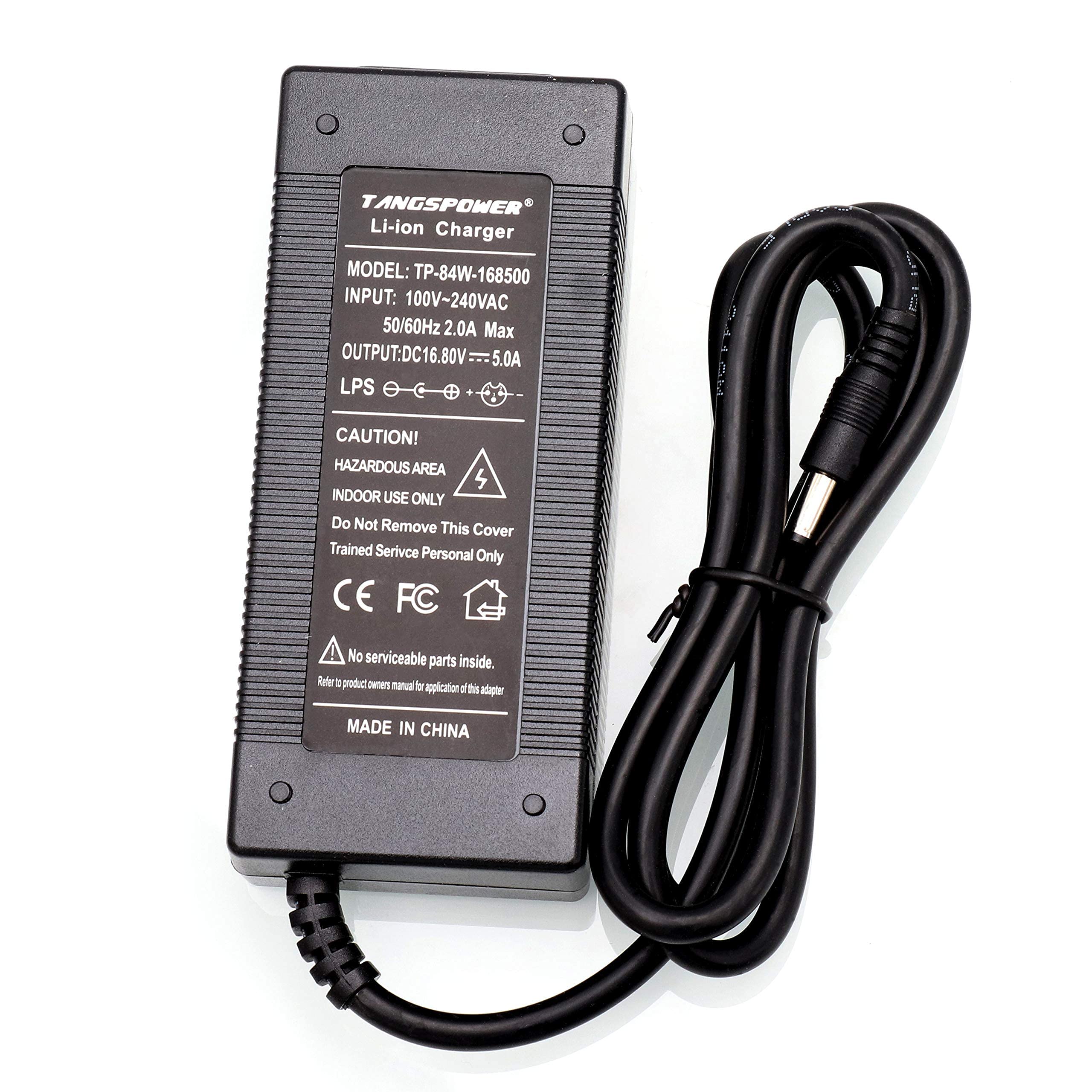 16.8V Charger Output 5A Cordless Tool Replacement Charger For 14.4V 14.8V Screwdriver 4 Series Lithium Battery Pack Led Indicato